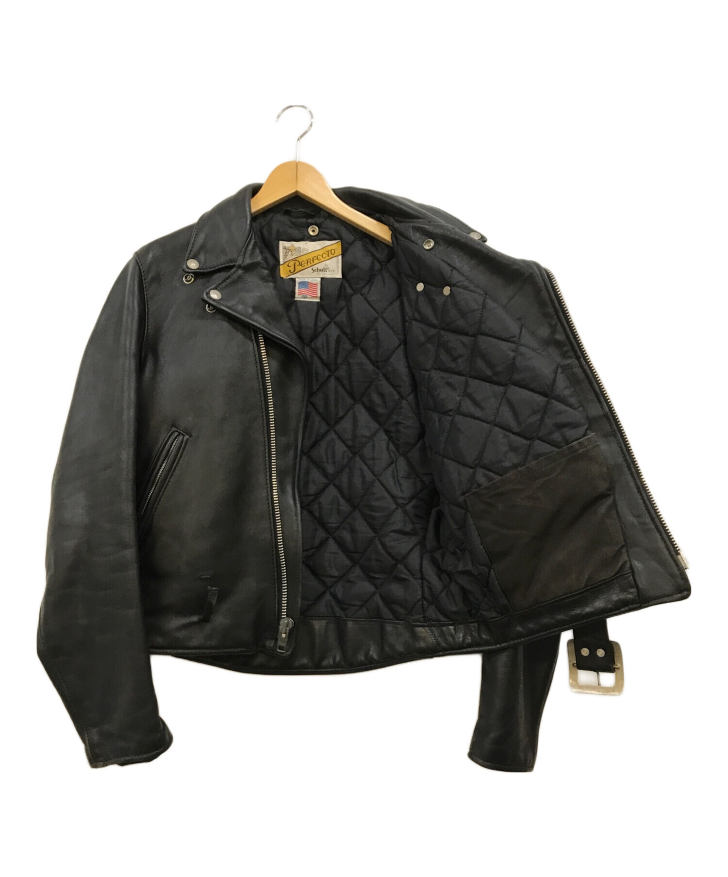 中古・古着通販】Schott (ショット) ダブルライダースジャケット