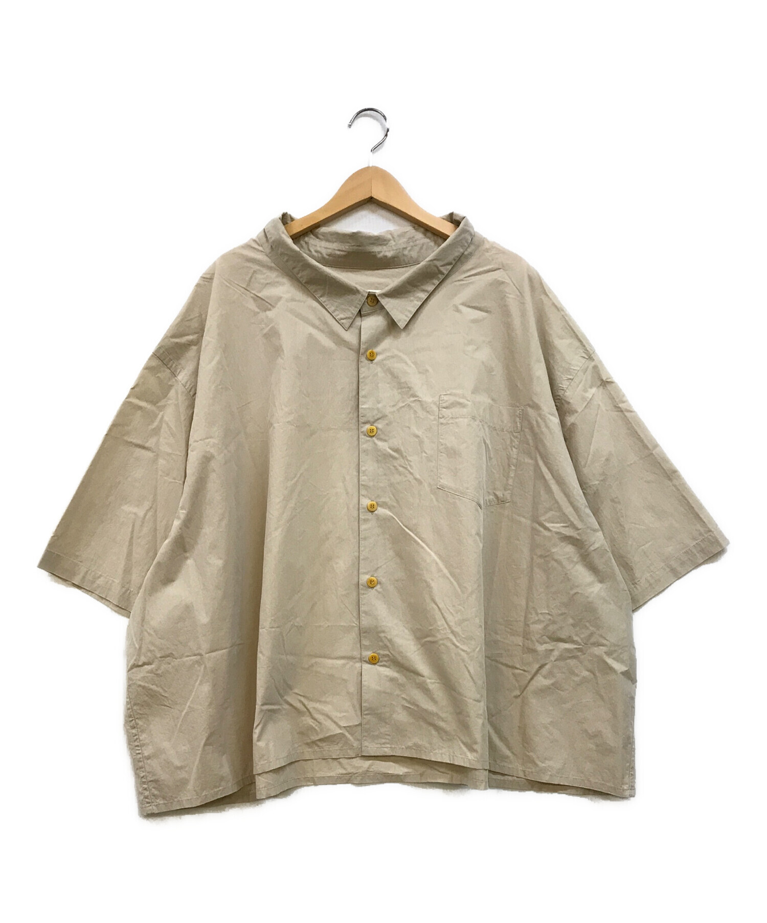 中古・古着通販】whowhat (フーワット) 5XLシャツ ベージュ サイズ:5XL 