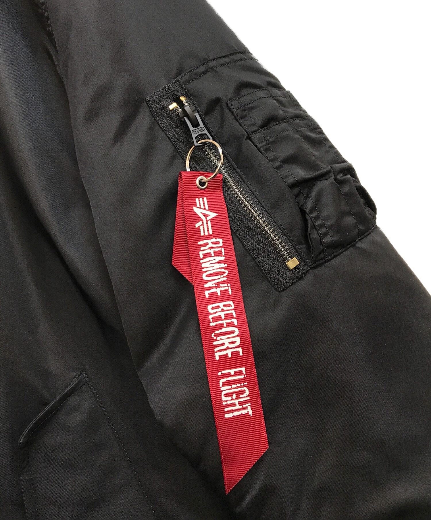 中古・古着通販】ALPHA (アルファ) 2000-401 MA-1 ジャケット ブラック