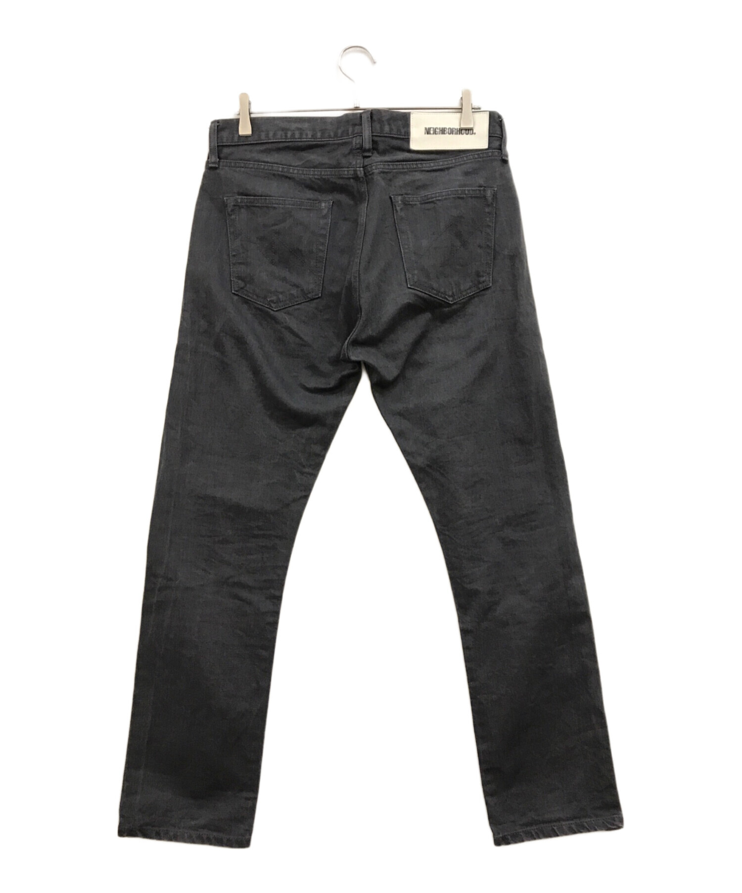 中古・古着通販】NEIGHBORHOOD (ネイバーフッド) ブラックデニムパンツ 