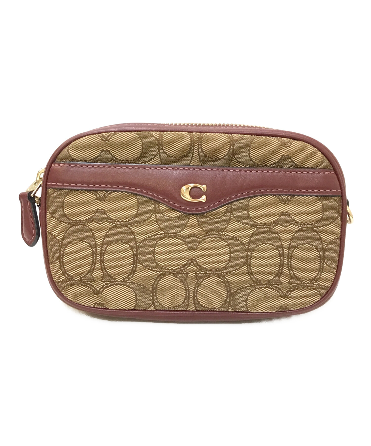 中古・古着通販】COACH (コーチ) シグネチャー キャンバス×レザー 2WAY 