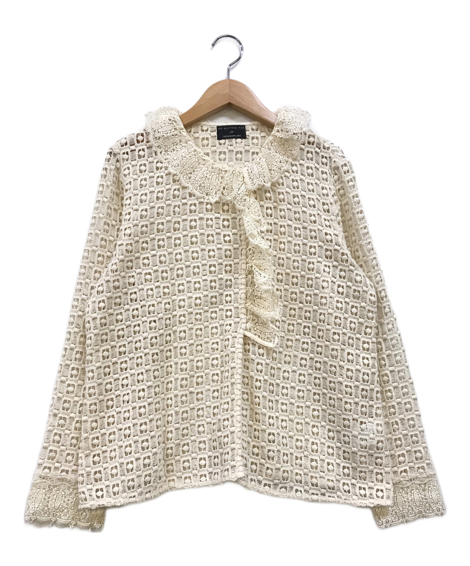 ヌキテパ　ne Quittez pas ベージュ ゴールド ニット ヌキテパ ne Quittez pas ベージュ ゴールド ニット ヌキテパ ne