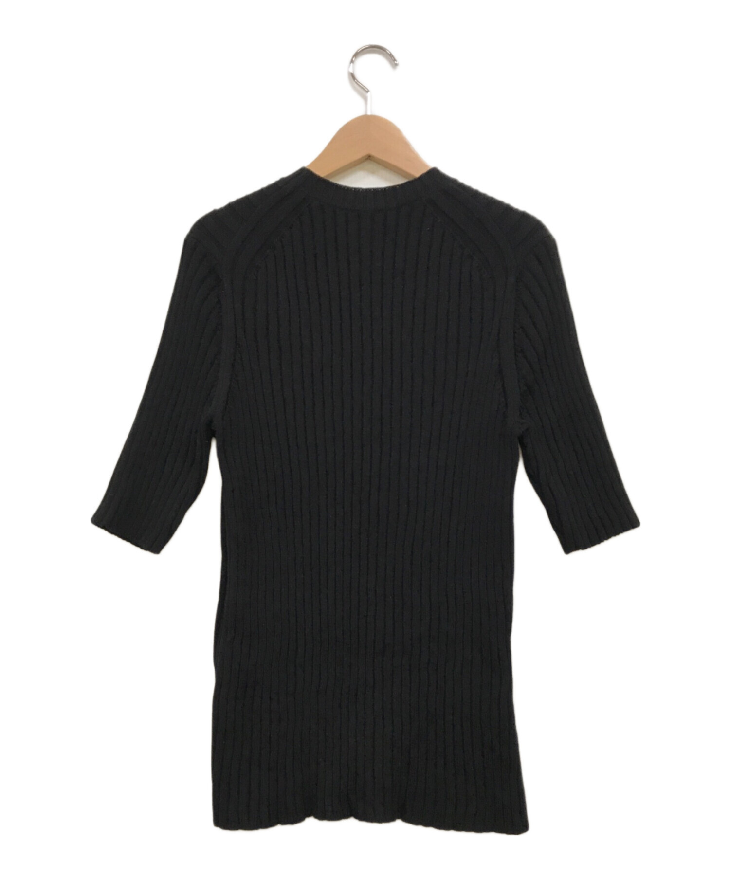 Drawer ドゥロワー カシミヤ コットン ニット セーター トップス 中古・古着通販】DRAWER (ドゥロワー) FALL2 コットンカシミヤリブ