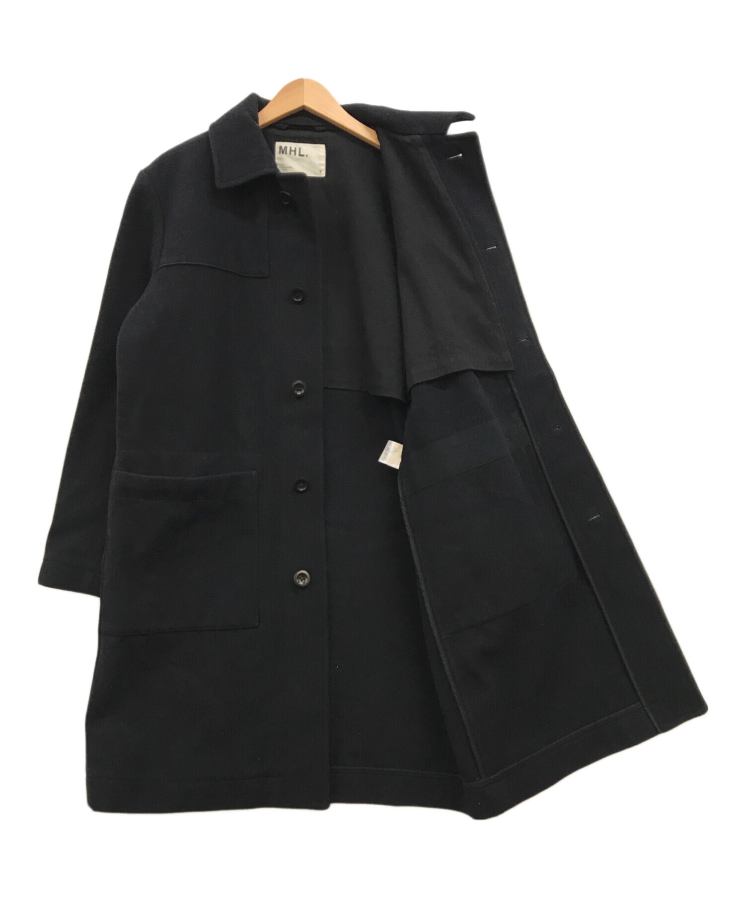 中古・古着通販】MHL (エムエイチエル) BASIC MELTON COAT メルトン