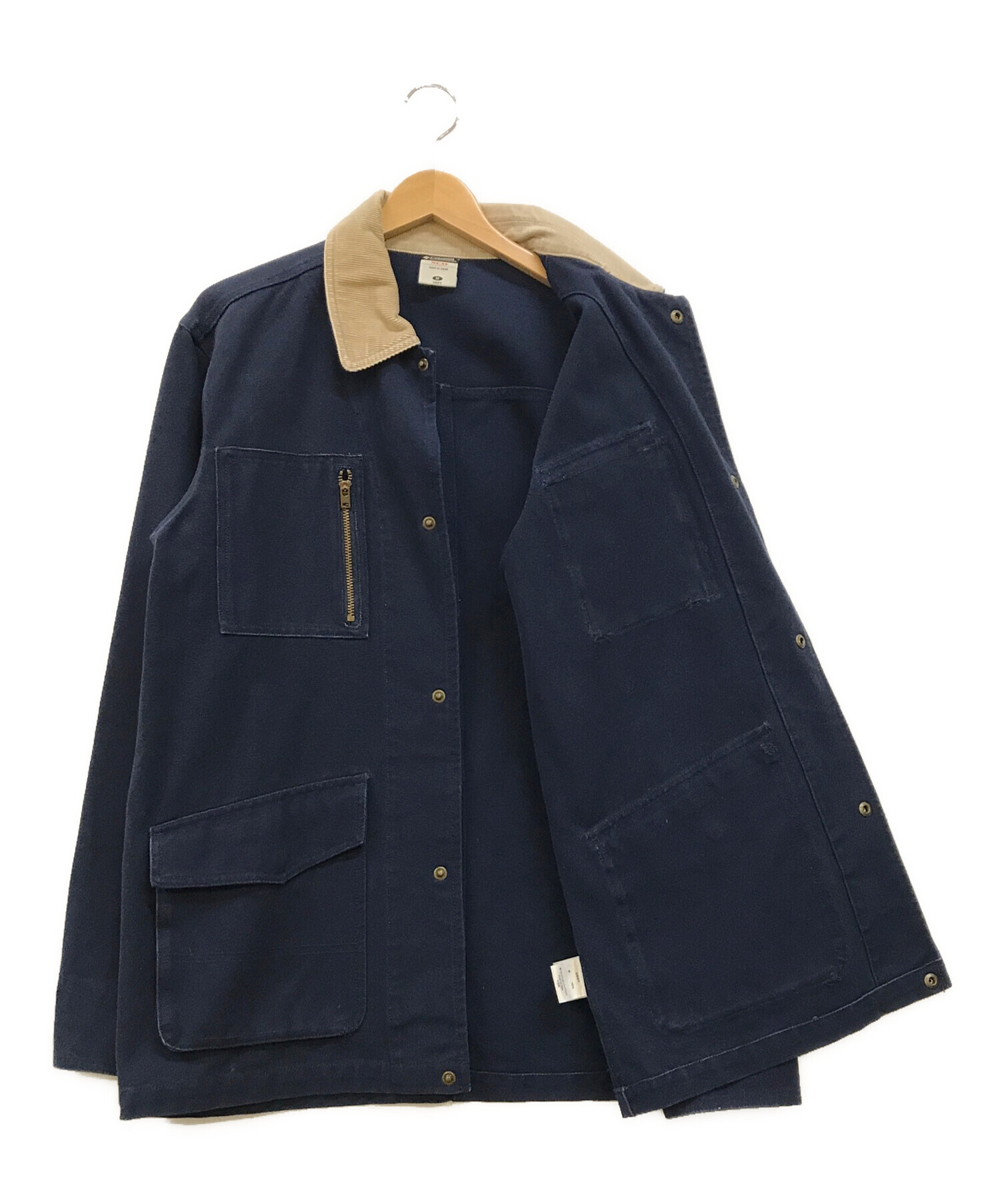 中古・古着通販】Columbia (コロンビア) ダックジャケット ネイビー 