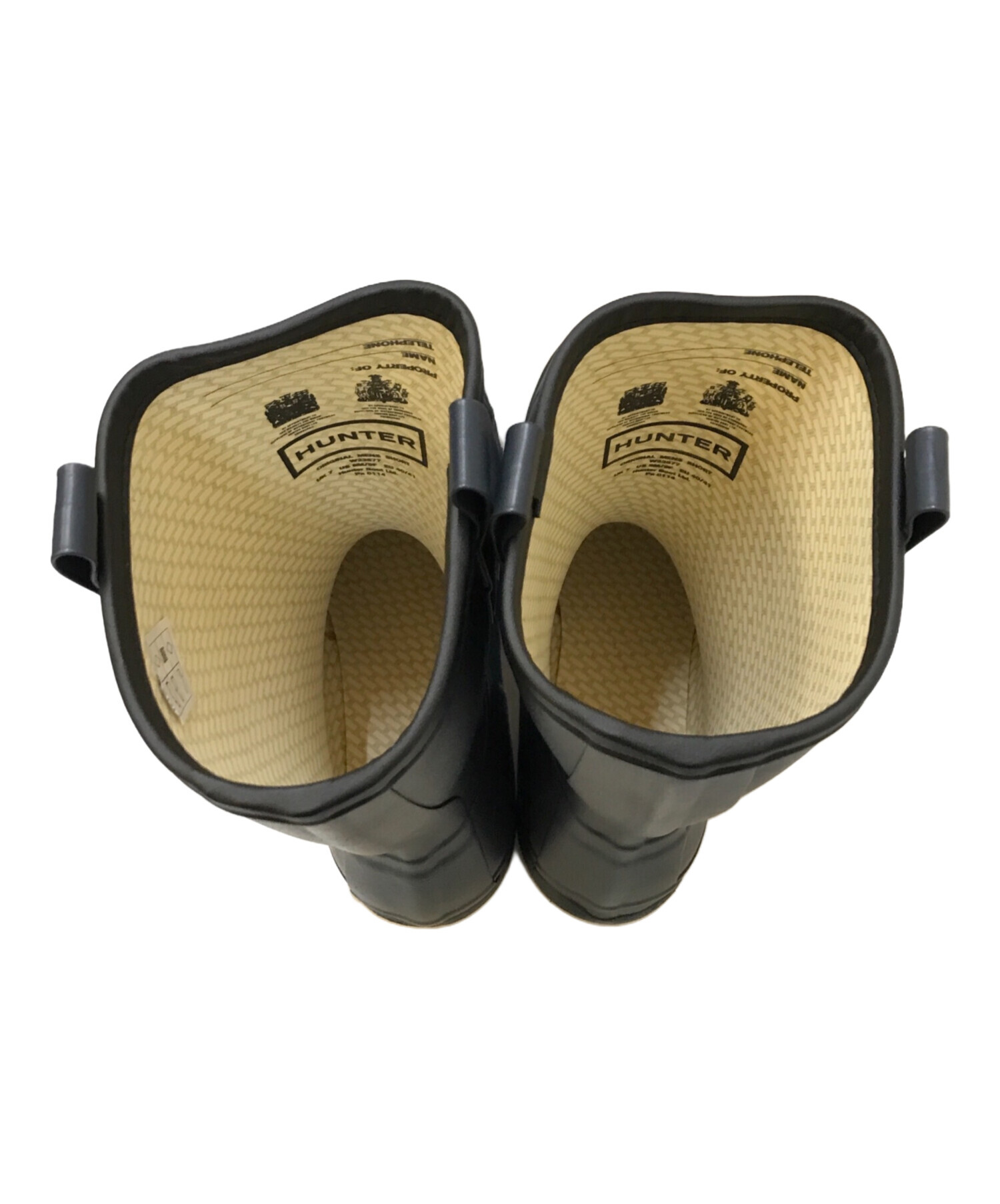 中古・古着通販】HUNTER (ハンター) レインブーツ ネイビー サイズ:UK7