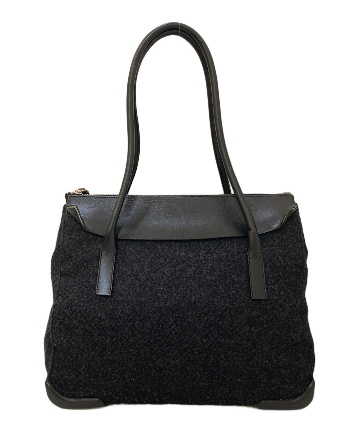 PRADA プラダ トートバッグ ハンドバッグ ウール