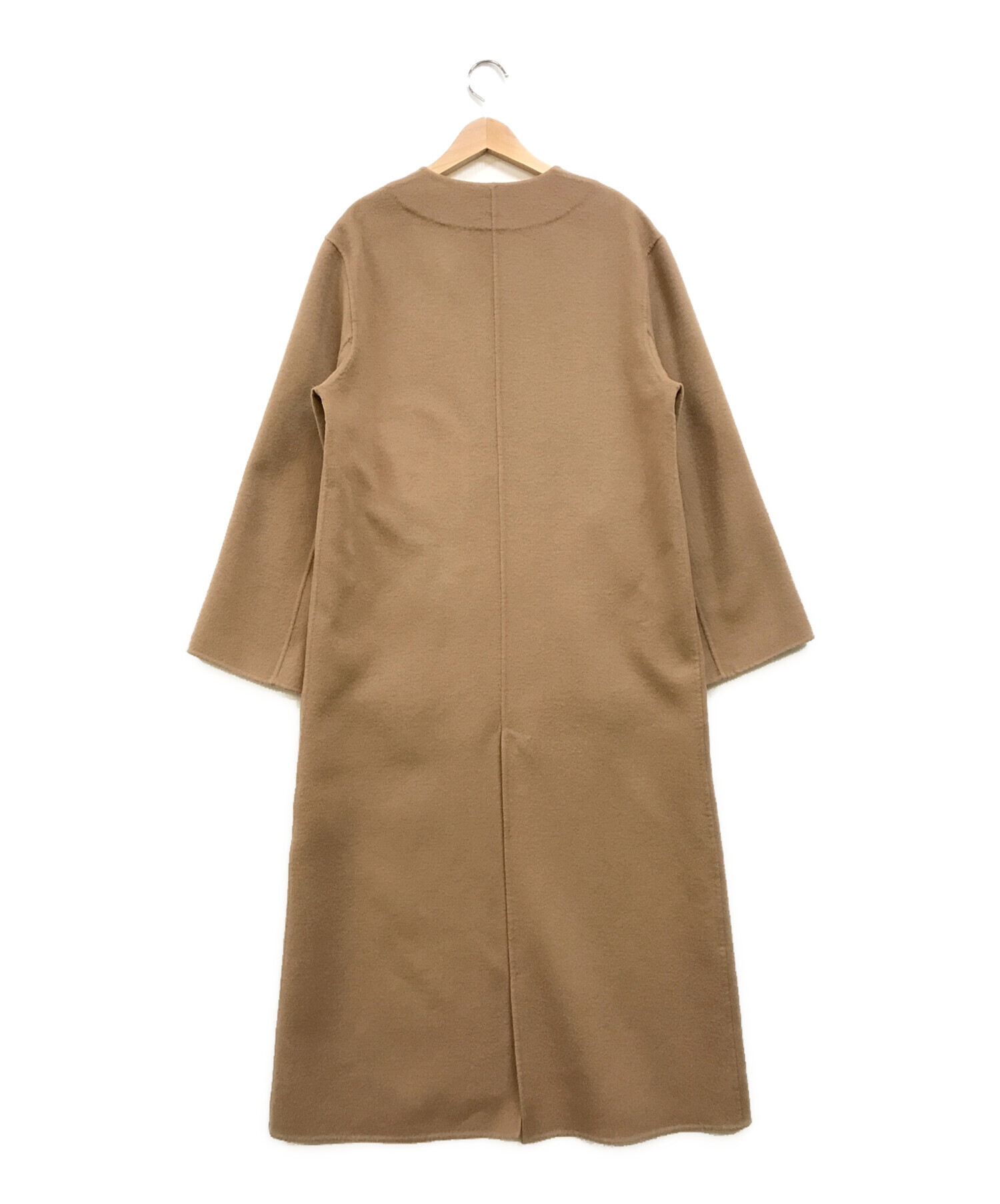 【中古】Porter des boutons ベージュ ロングコート 中古・古着通販】DES PRES (デ プレ) ライトダブルフェイスシャギー