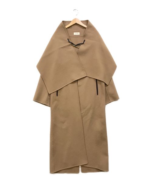 デプレ　DES PRÉS 　ダブルフェイス　シャギー ハイネック　ポンチョ デプレ DES PRÉS ダブルフェイス シャギー ハイネック ポンチョ