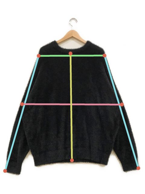 中古・古着通販】OY (オーワイ) ヘアリーシャドーオードリーニット