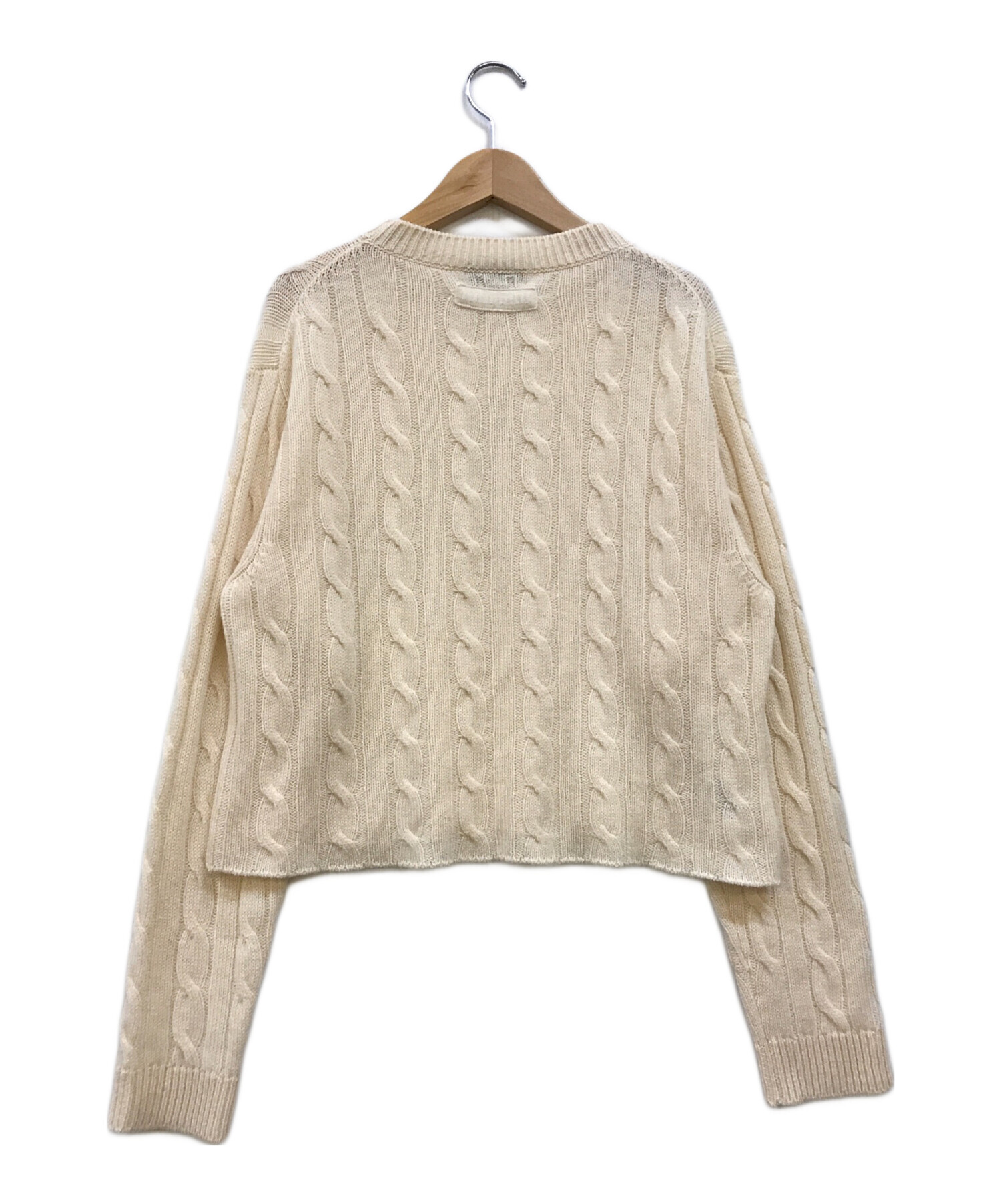 中古・古着通販】MIU MIU (ミュウミュウ) カシミヤケーブルニット