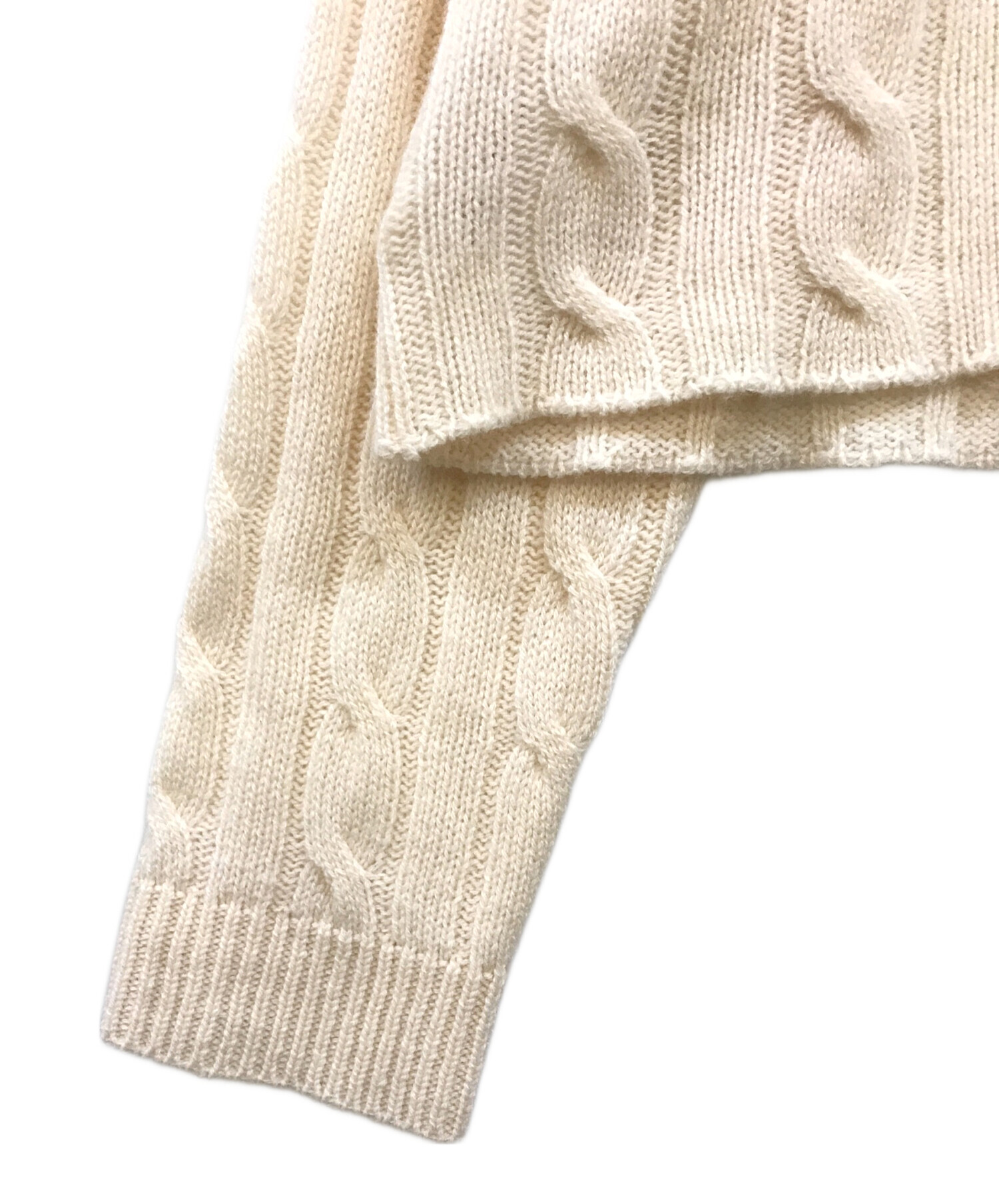 MIUMIU ミュウミュウ 白いウールニット40サイズ MIUMIU ミュウミュウ