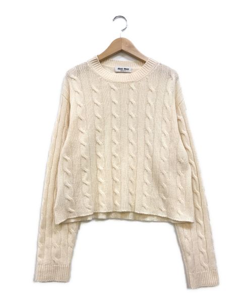 中古・古着通販】MIU MIU (ミュウミュウ) カシミヤケーブルニット