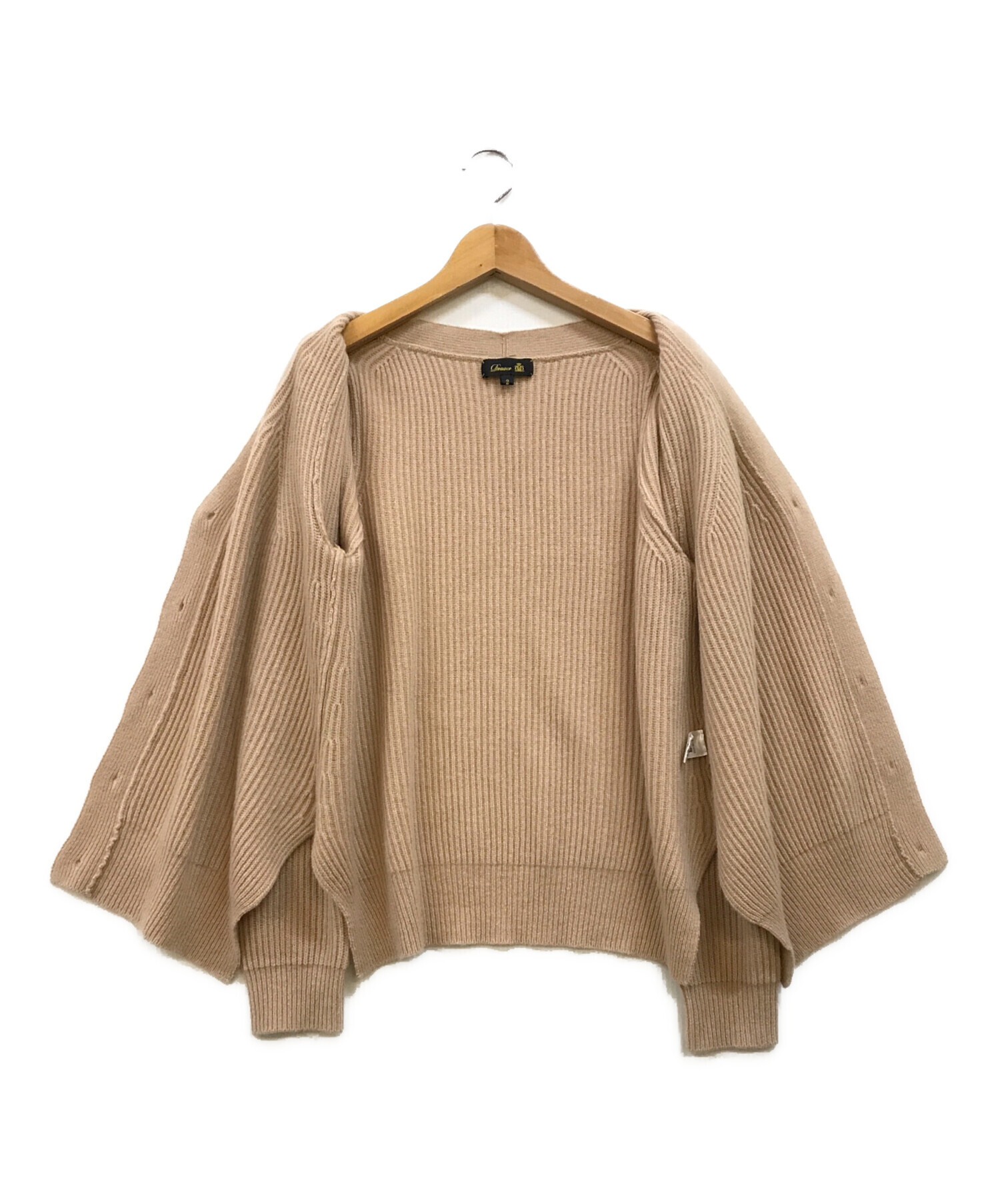 中古・古着通販】DRAWER (ドゥロワー) ウールカシミヤ アゼ