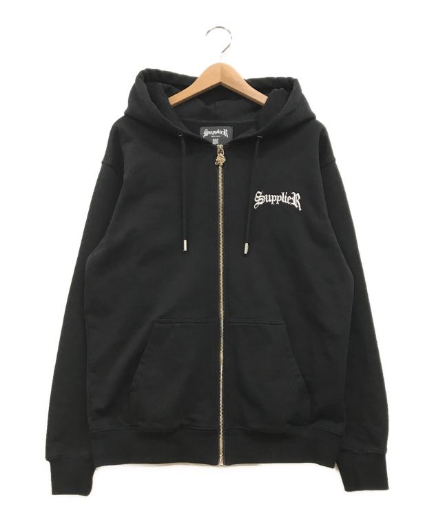 中古・古着通販】SUPPLIER (サプライヤー) クロスラインストーンジップ
