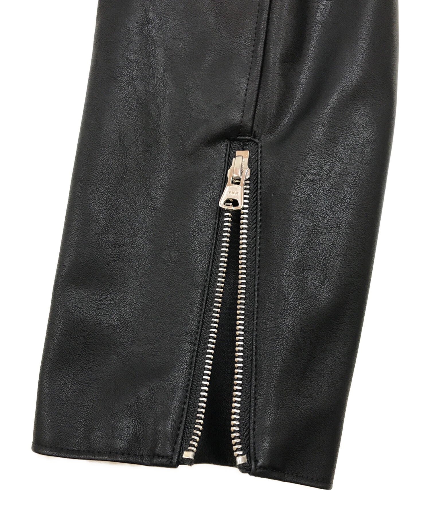 中古・古着通販】SATUR (セター) Lecce Leather Zip Up Jacket