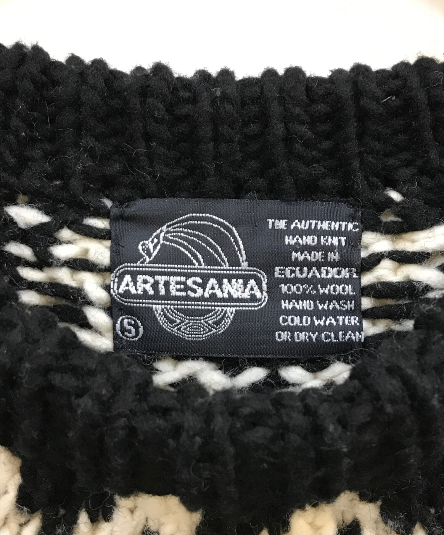 中古・古着通販】ARTESANIA (アルテサニア) ノルディックセーター 