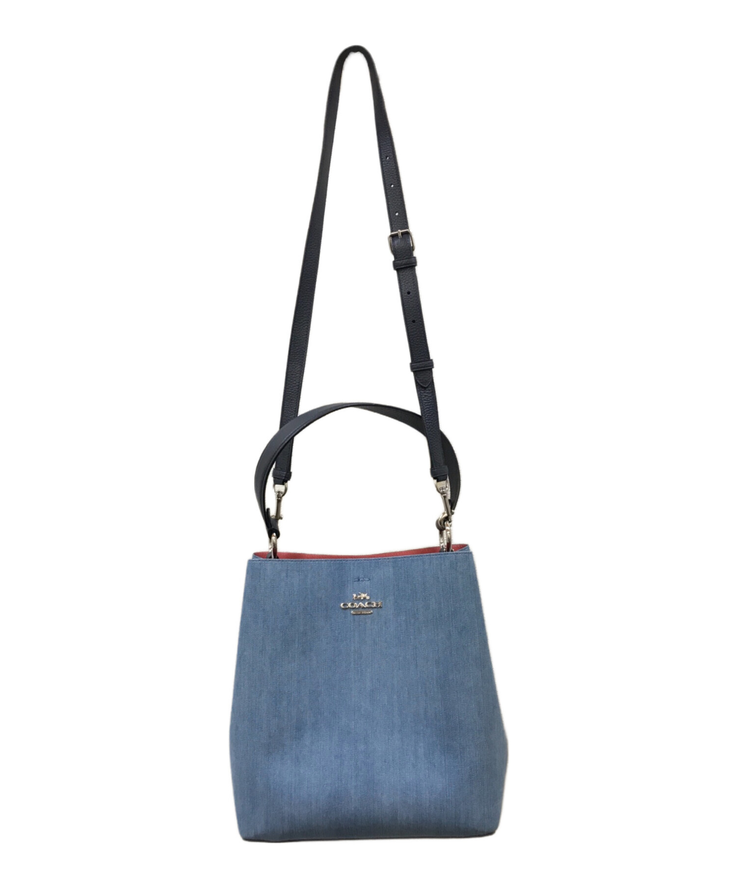 COACH トートバッグ ショルダー 2way デニム ブルー 【公式通販】