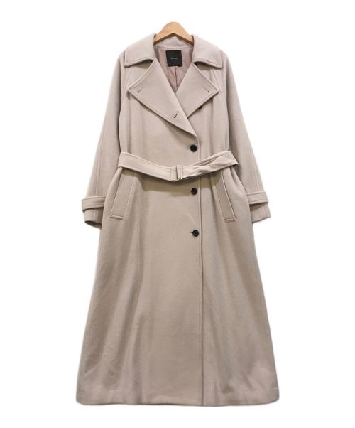 中古・古着通販】anuans (アニュアンス) ウールトレンチコート ピンク