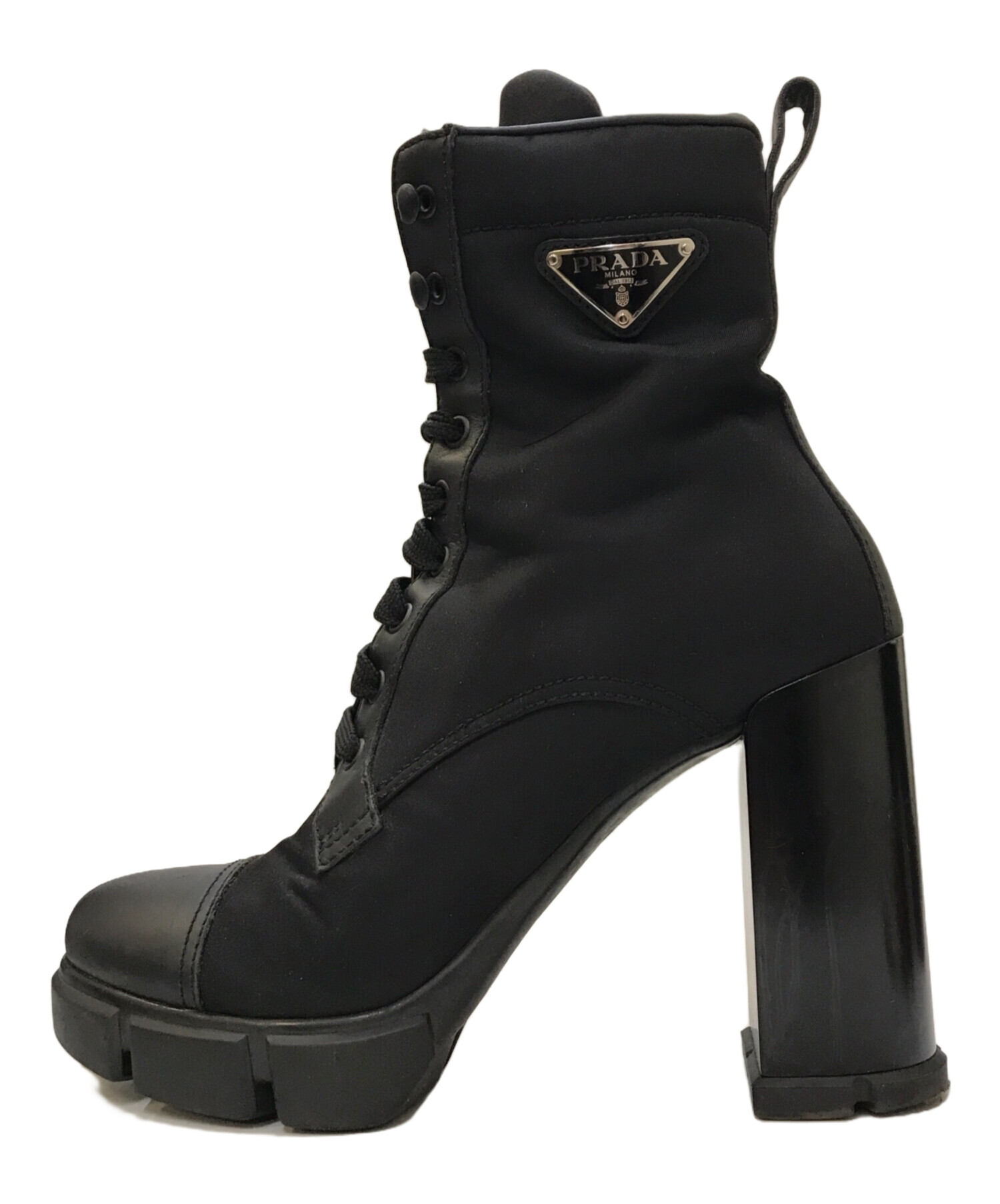 中古・古着通販】PRADA (プラダ) Re-Nylon xブラッシュドレザー