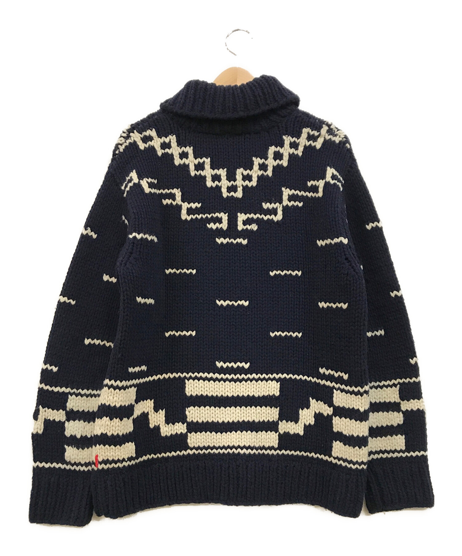 中古・古着通販】WTAPS (ダブルタップス) COWICHAN SWEATER ネイビー 