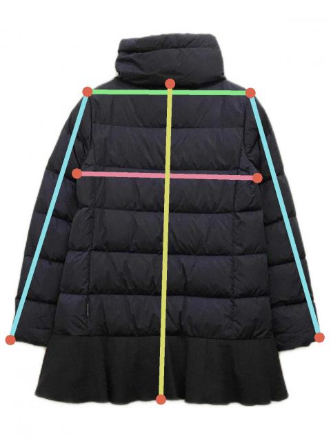 中古・古着通販】MONCLER (モンクレール) VIBURNUM 裾フリルダウン
