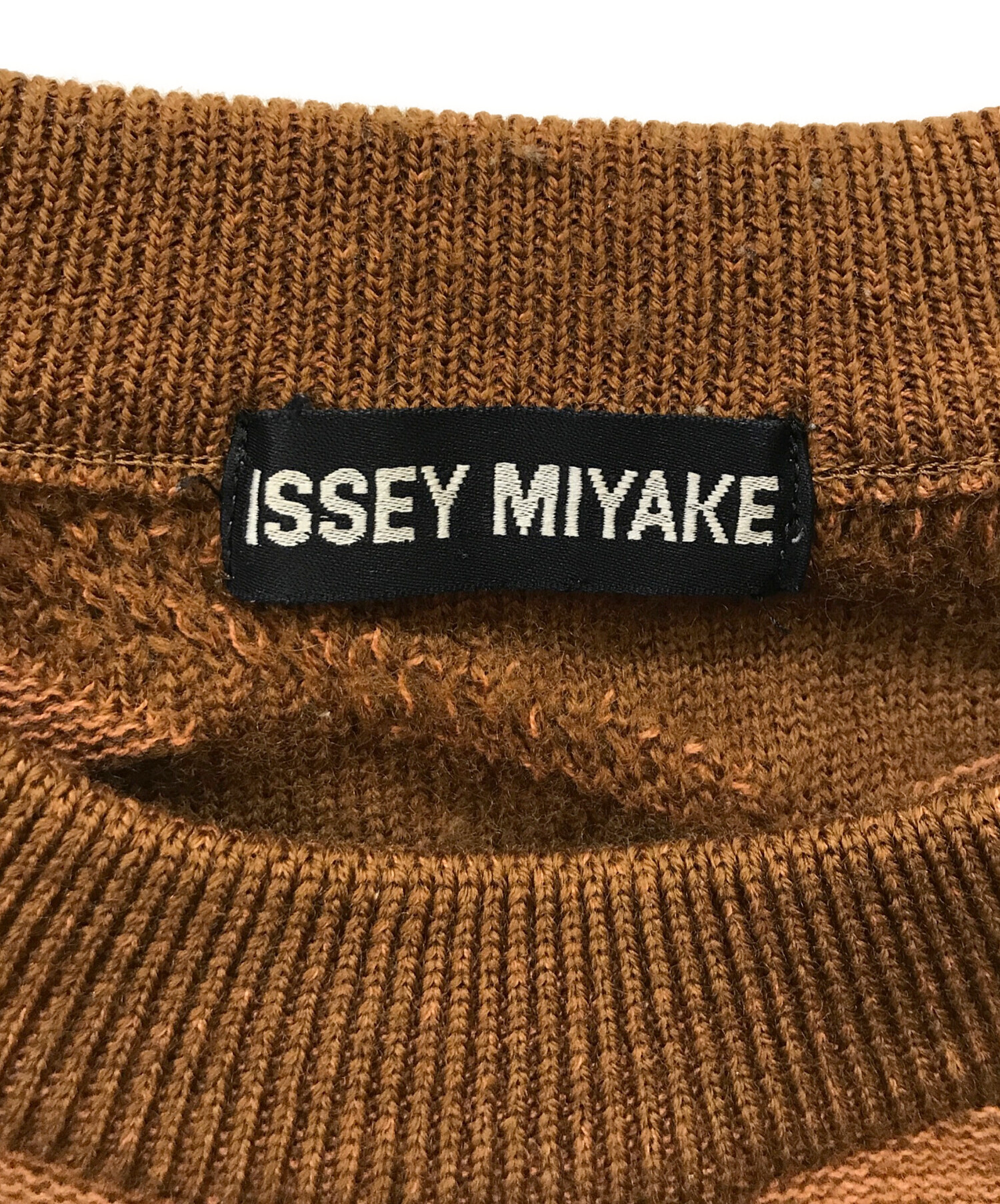 中古・古着通販】ISSEY MIYAKE (イッセイミヤケ) 黒タグ ウール