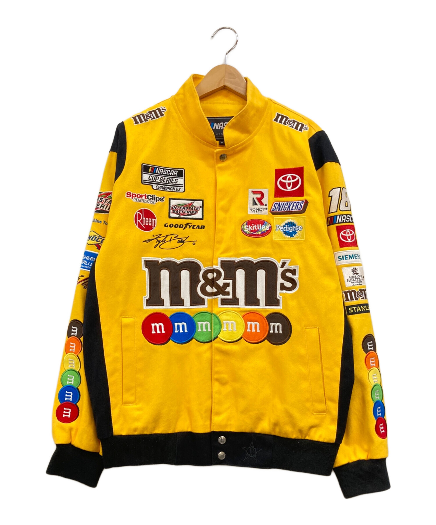 中古・古着通販】NASCAR (ナスカー) レーシングジャケット イエロー 