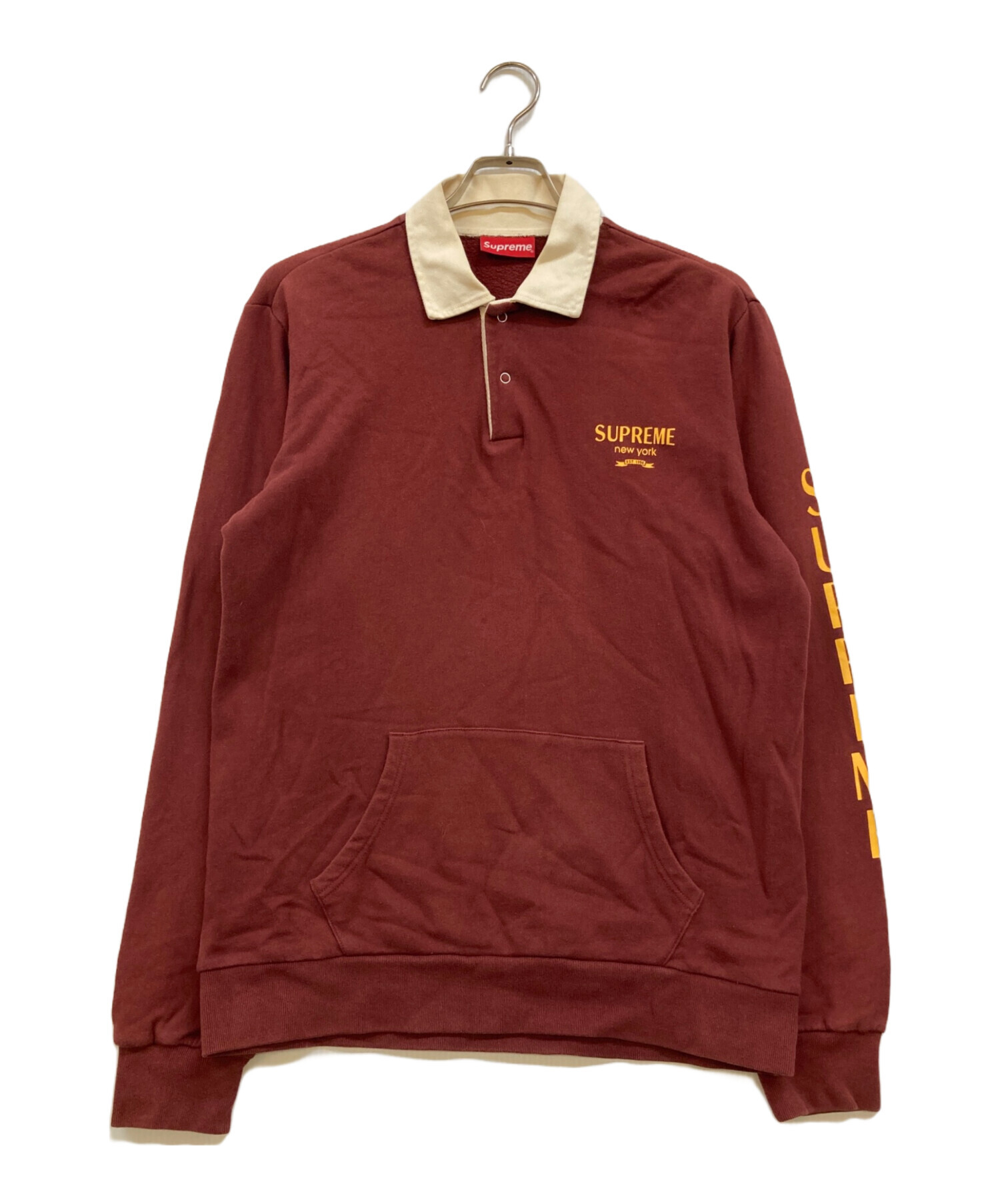 16AW シュプリーム SUPREME Rugby sweatshirt ラグビー スウェット