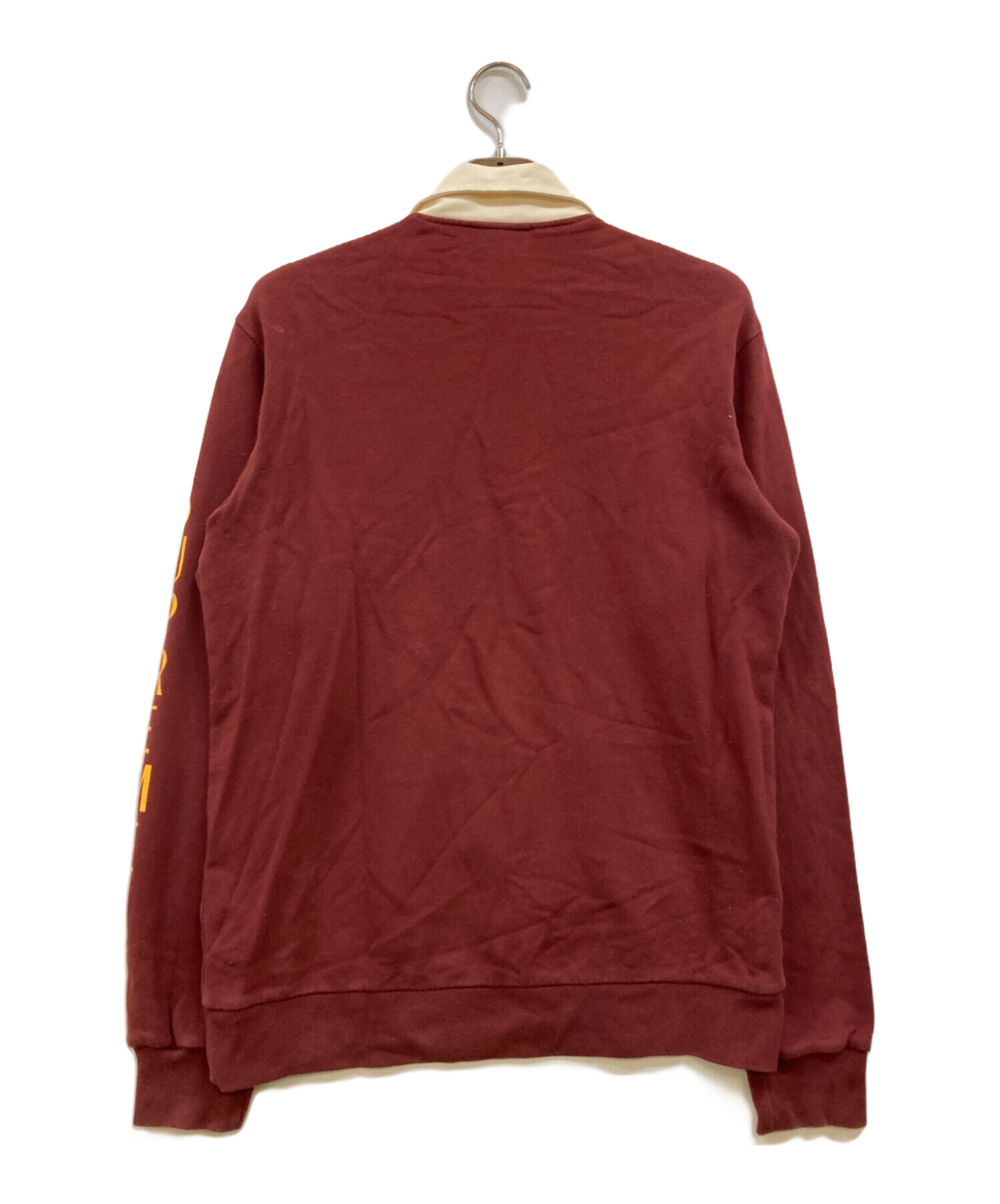 中古・古着通販】Supreme (シュプリーム) Rugby Sweat Shirt ブラウン 