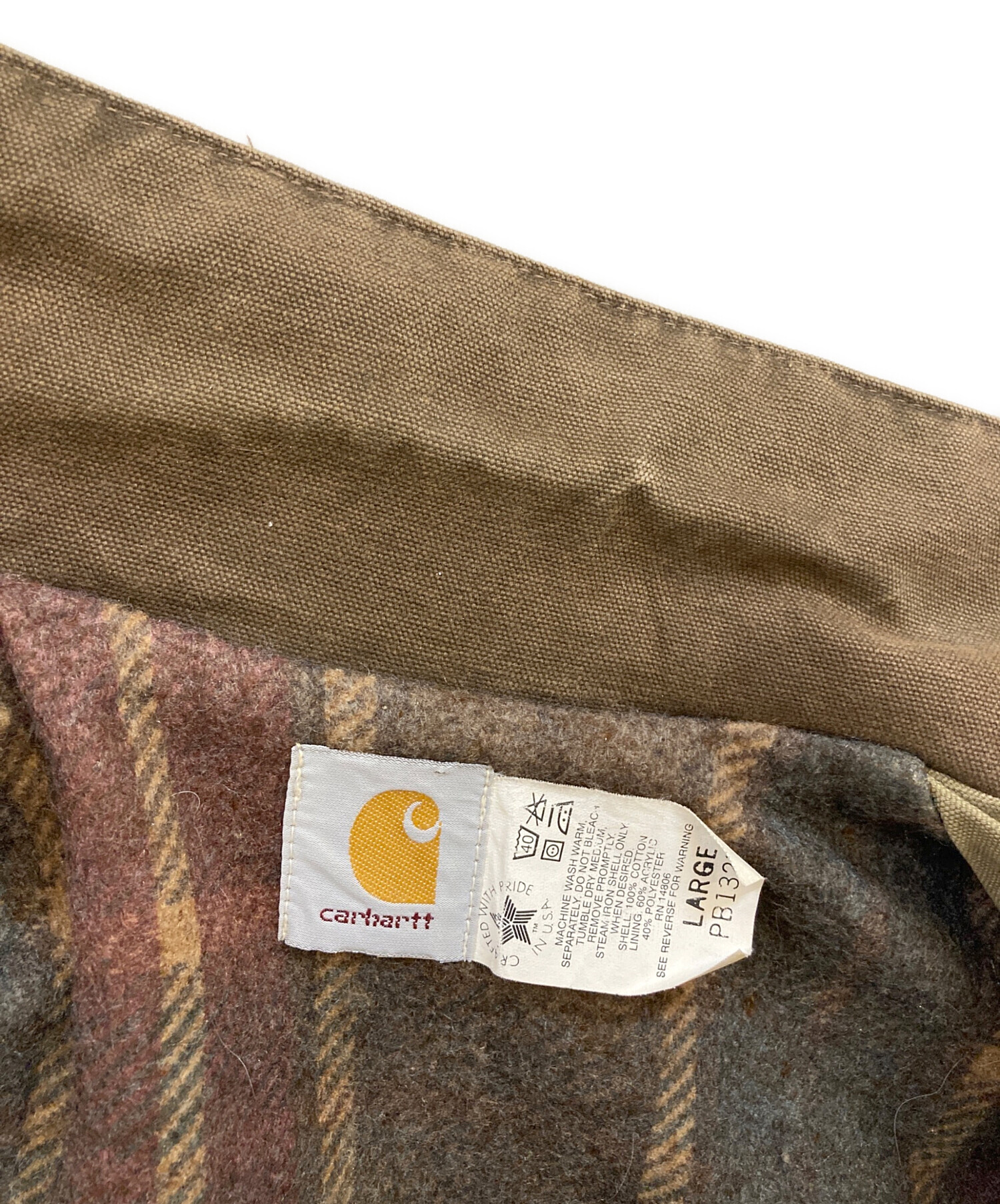 中古・古着通販】CarHartt (カーハート) 裏地ブランケットダック