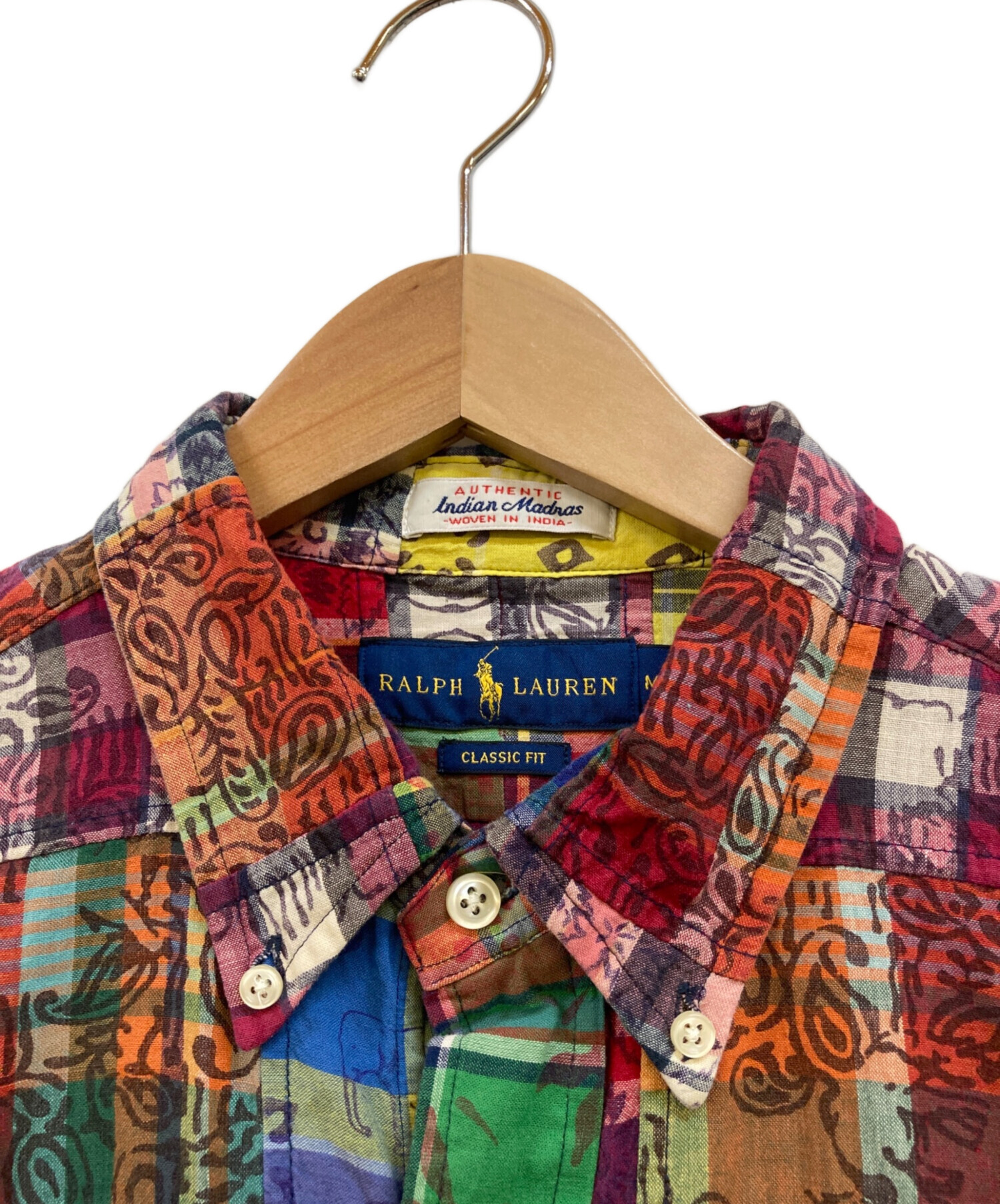 中古・古着通販】RALPH LAUREN (ラルフローレン) indian madras shirt