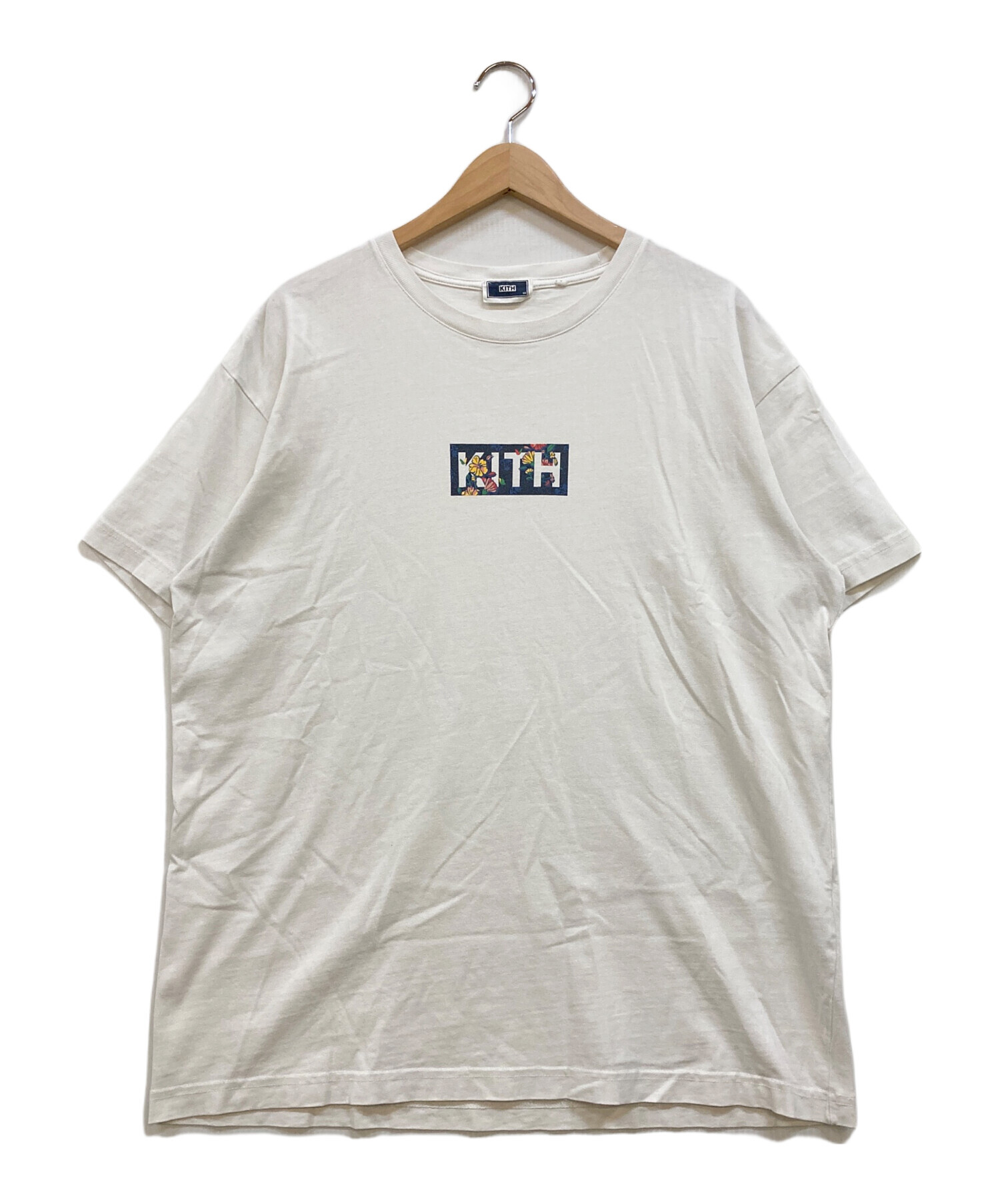中古・古着通販】KITH (キス) プリントTシャツ ホワイト サイズ:M 