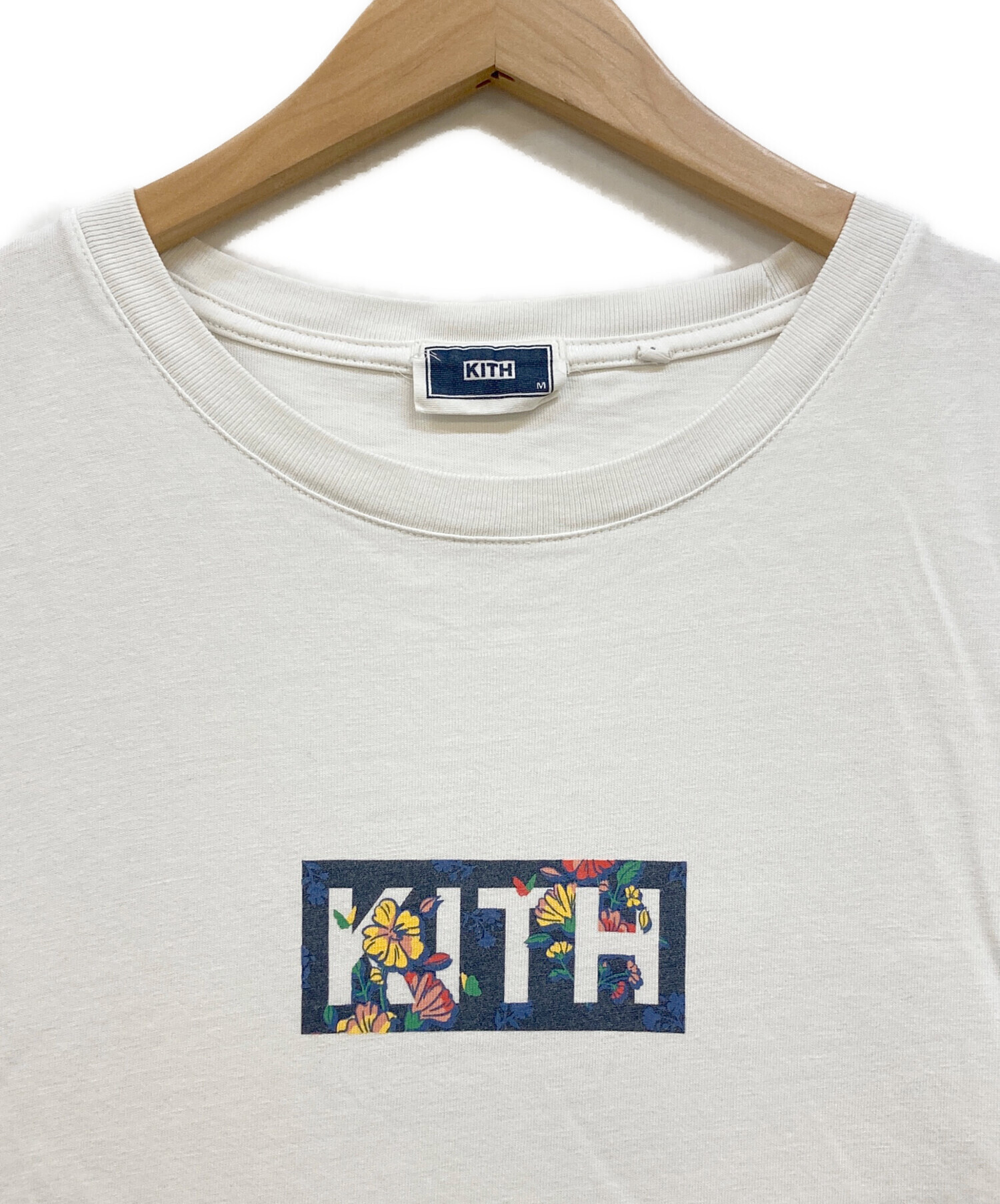 中古・古着通販】KITH (キス) プリントTシャツ ホワイト サイズ:M 