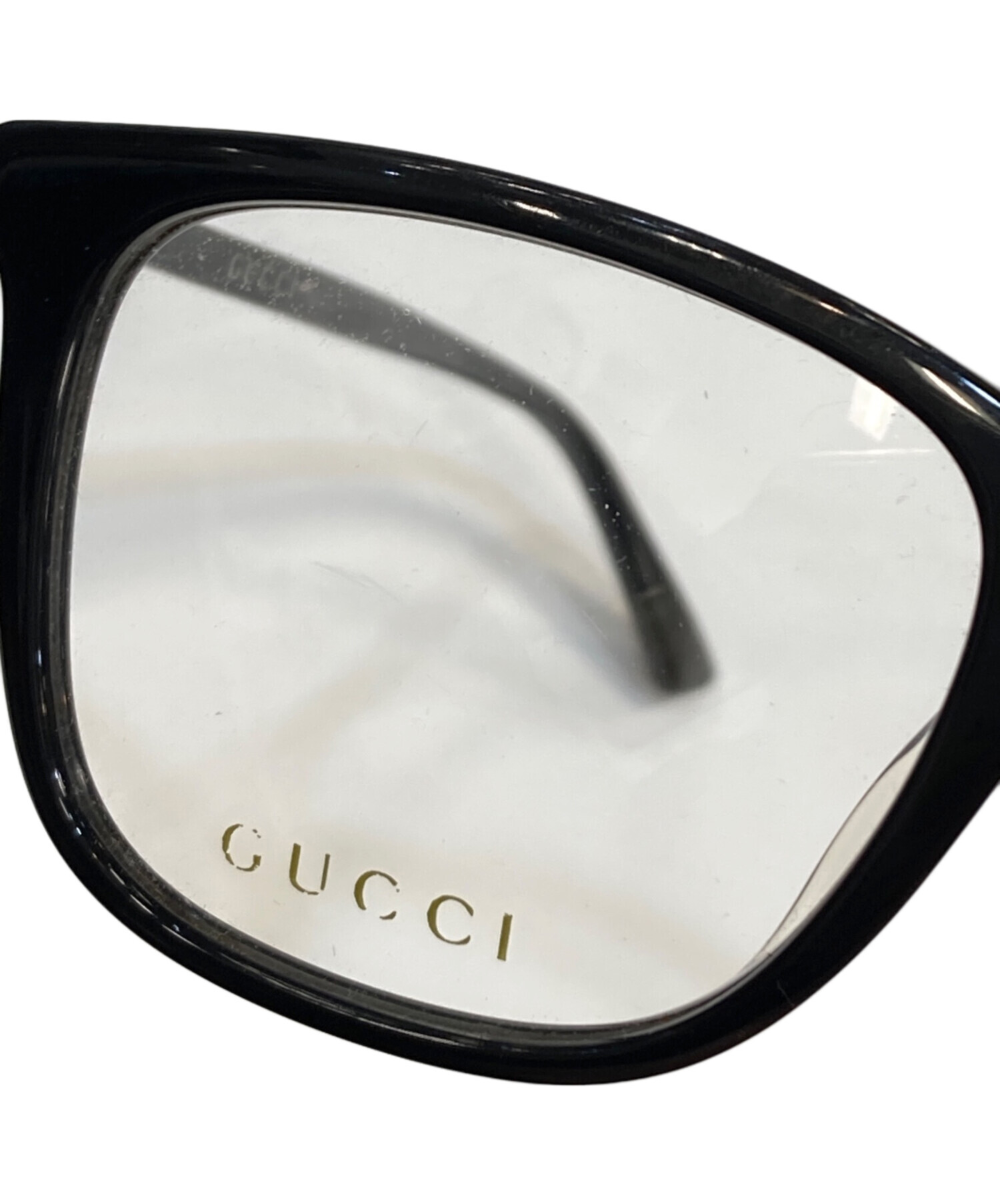 中古・古着通販】GUCCI (グッチ) ウェリントンセルフレーム眼鏡