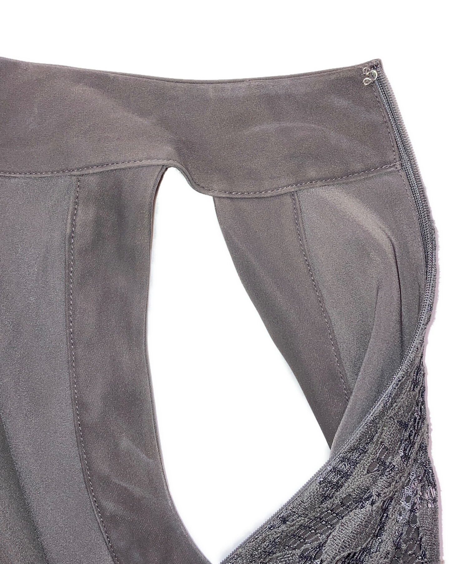 新品未使用 anuans アニュアンス レースアメスリワンピース グレー