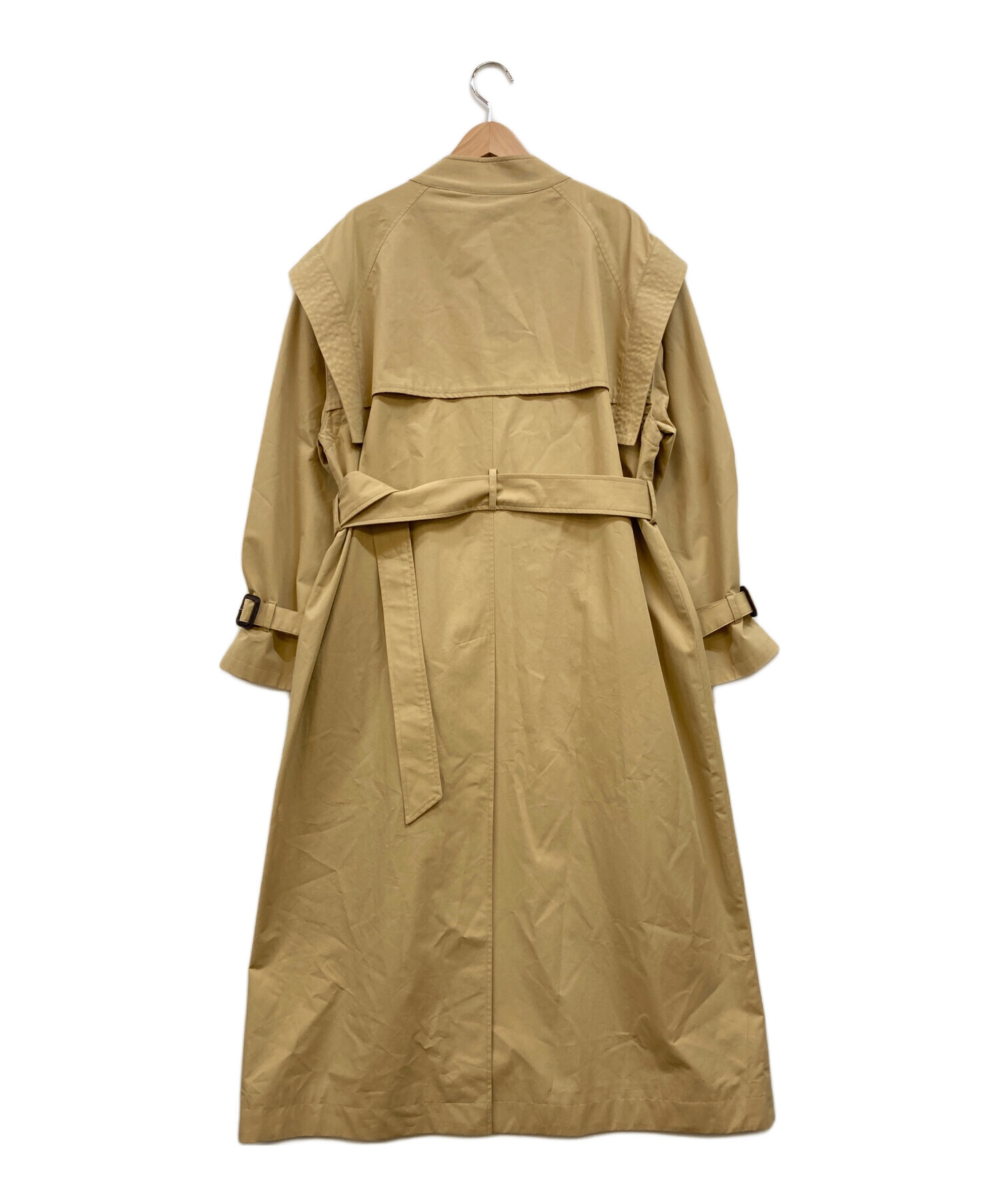 中古・古着通販】CLANE (クラネ) 2WAY SQUARE SLEEVE TRENCH COAT 