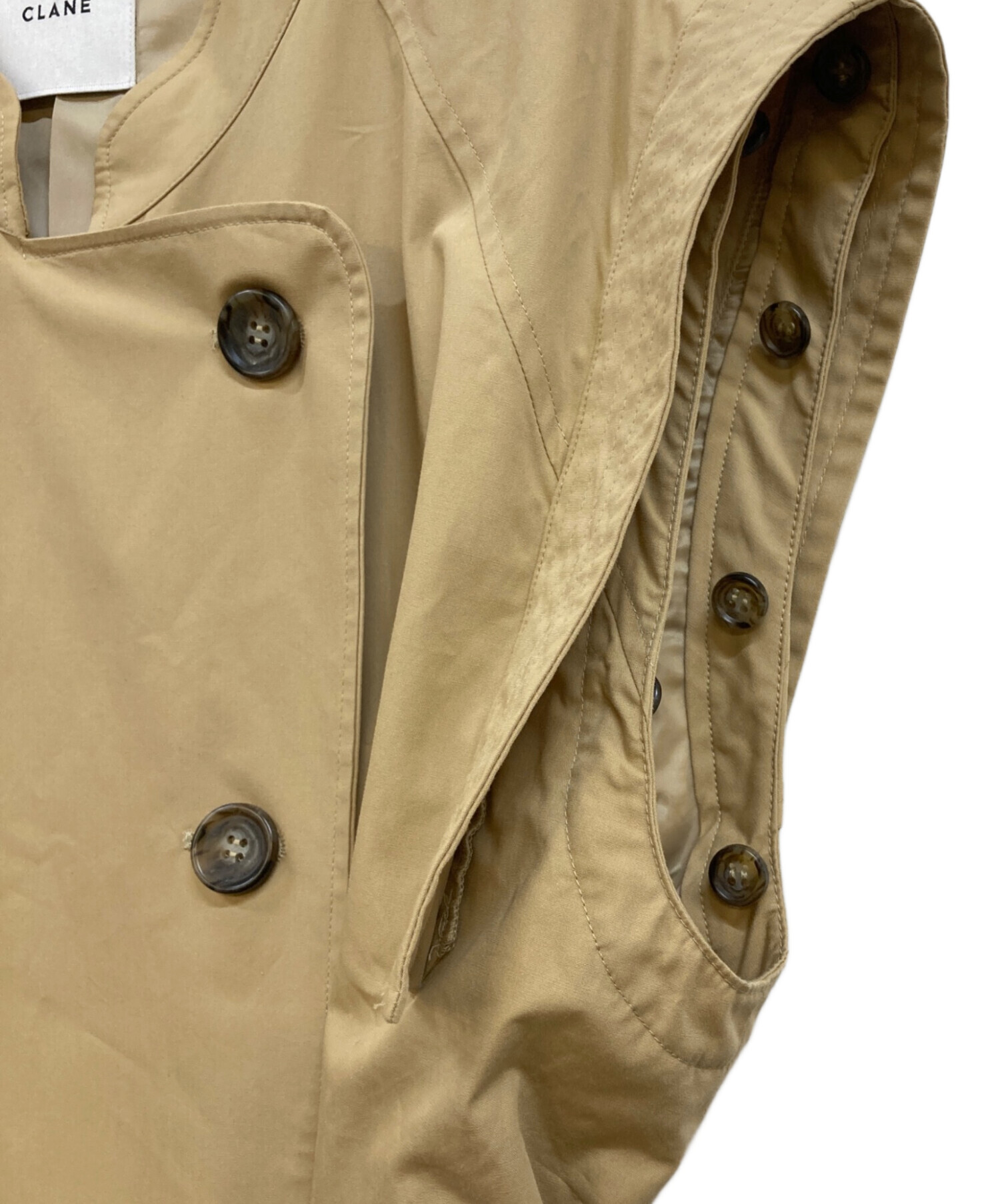 クラネ　2WAY SQUARE SLEEVE TRENCH COAT CLANE（クラネ）の「2WAY SQUARE SLEEVE TRENCH COAT（トレンチコート