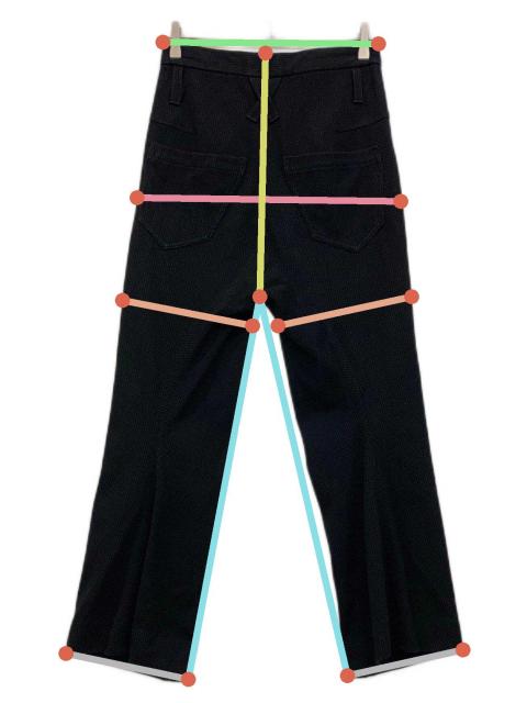 中古・古着通販】KOZABURO (コウザブロウ) 3D SHAPED TROUSERS