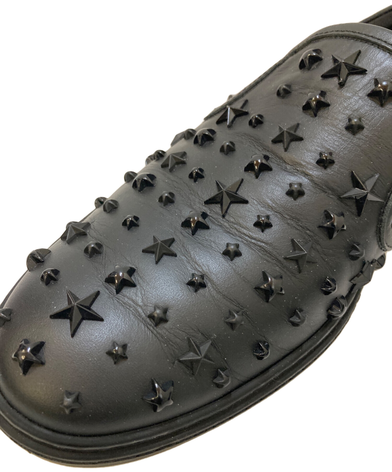 中古・古着通販】JIMMY CHOO (ジミーチュウ) スタッズ スリッポン