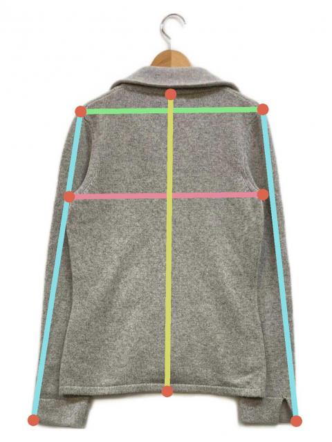 中古・古着通販】HERNO (ヘルノ) カシミヤ混ニットカーディガン グレー