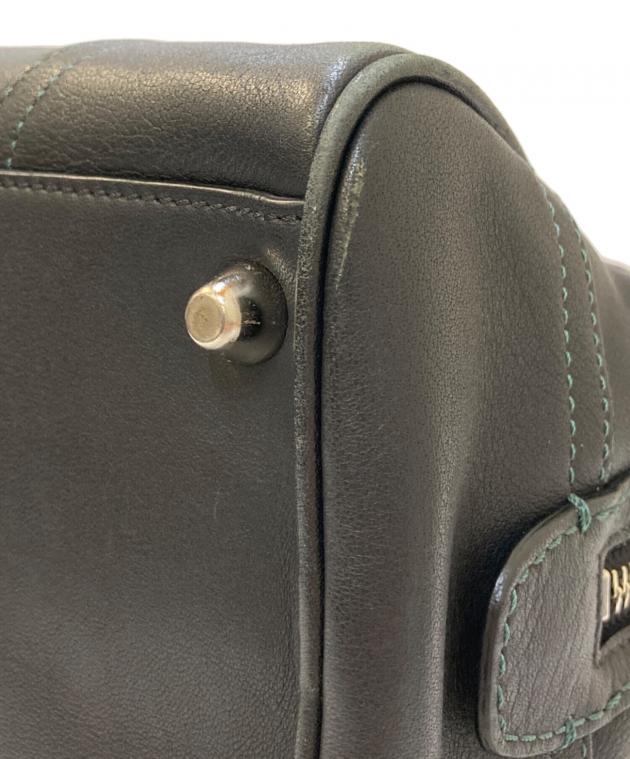 中古・古着通販】COACH (コーチ) ミニボストン レザー ハンドバッグ