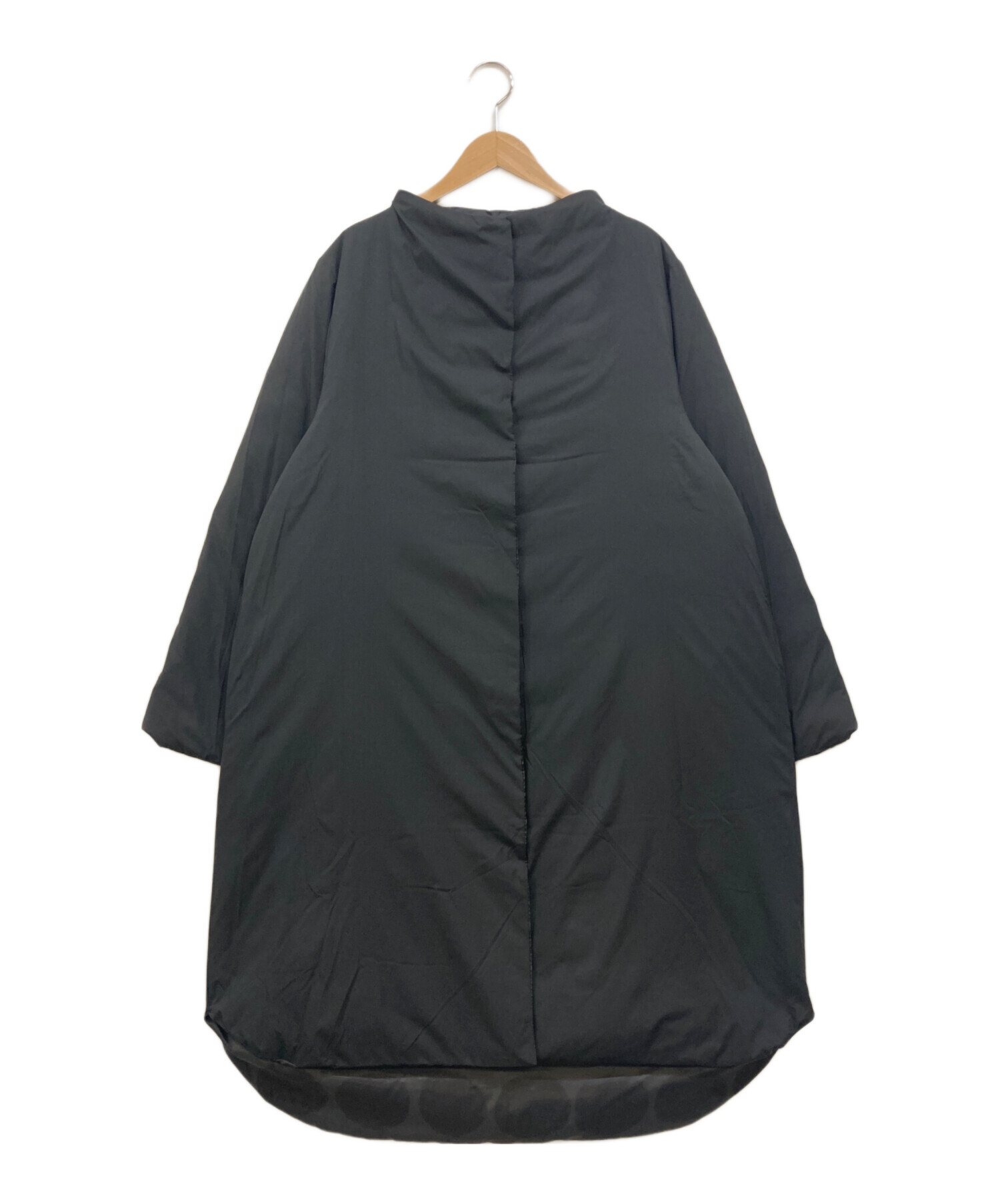 中古・古着通販】芽風 (メフウ) ドットリバーシブルダウンコート