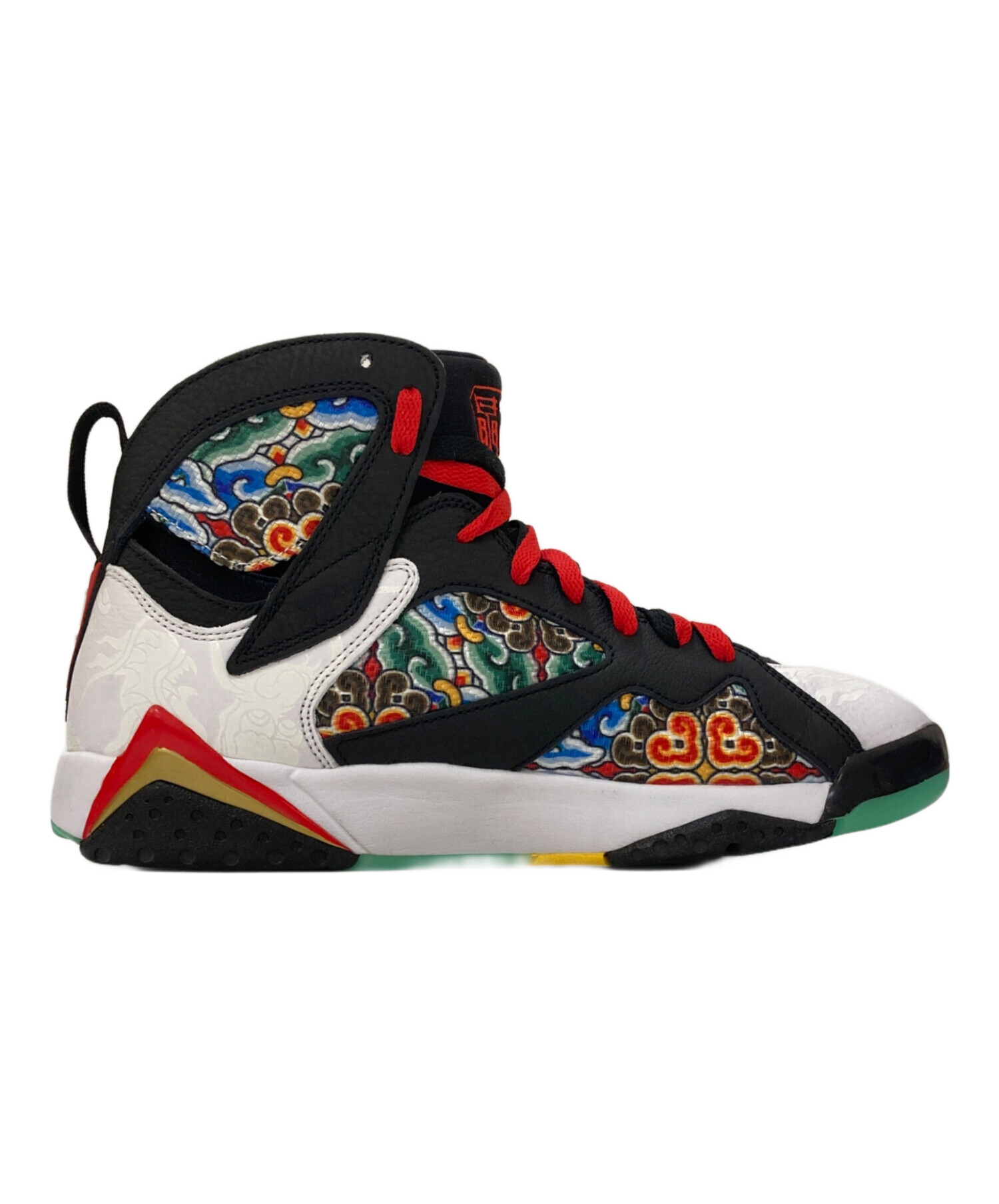 Jordan ホワイト/ブラック/レッド ハイカットスニーカー NIKE(ナイキ