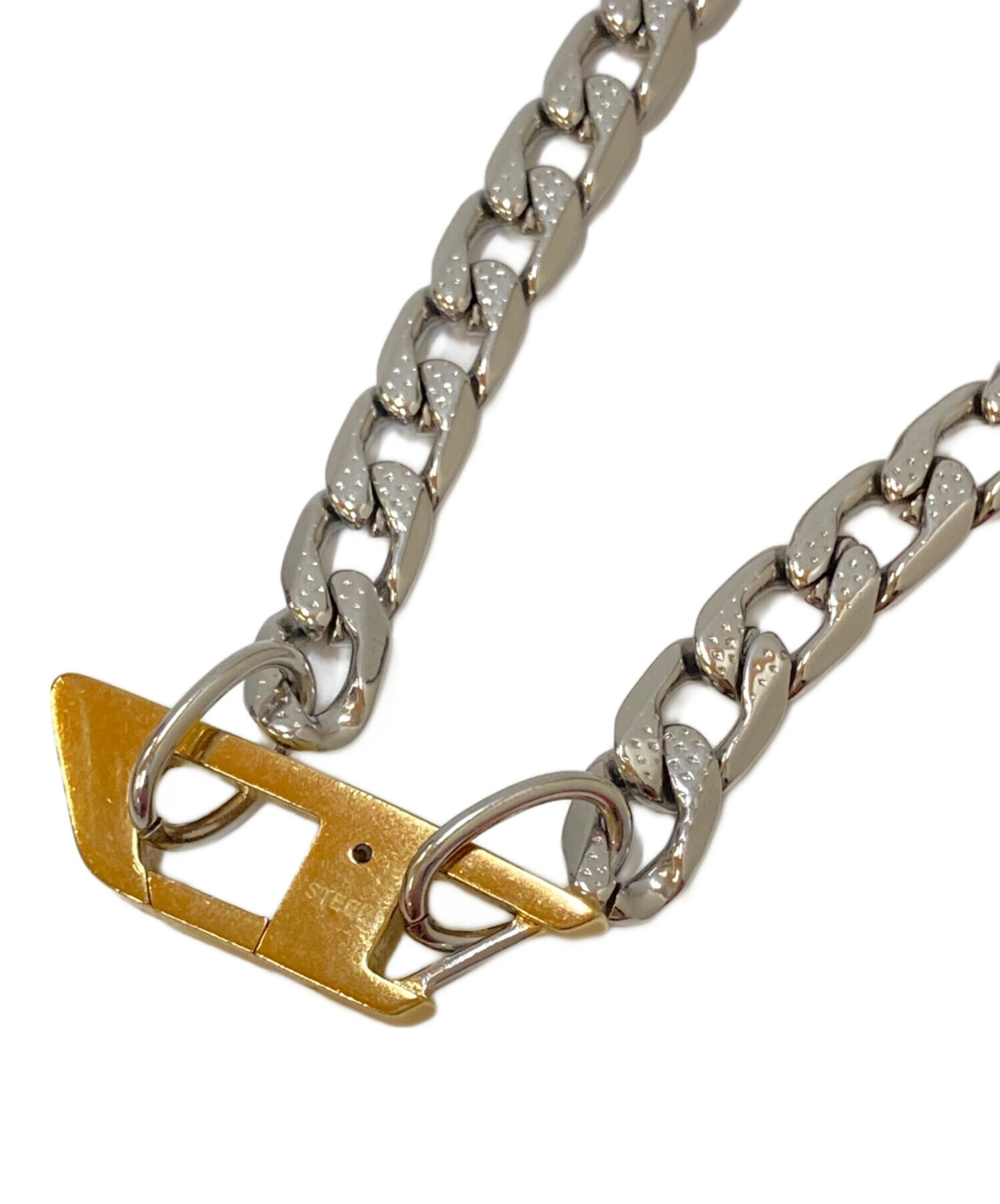 中古・古着通販】DIESEL (ディーゼル) チェーンネックレス シルバー 