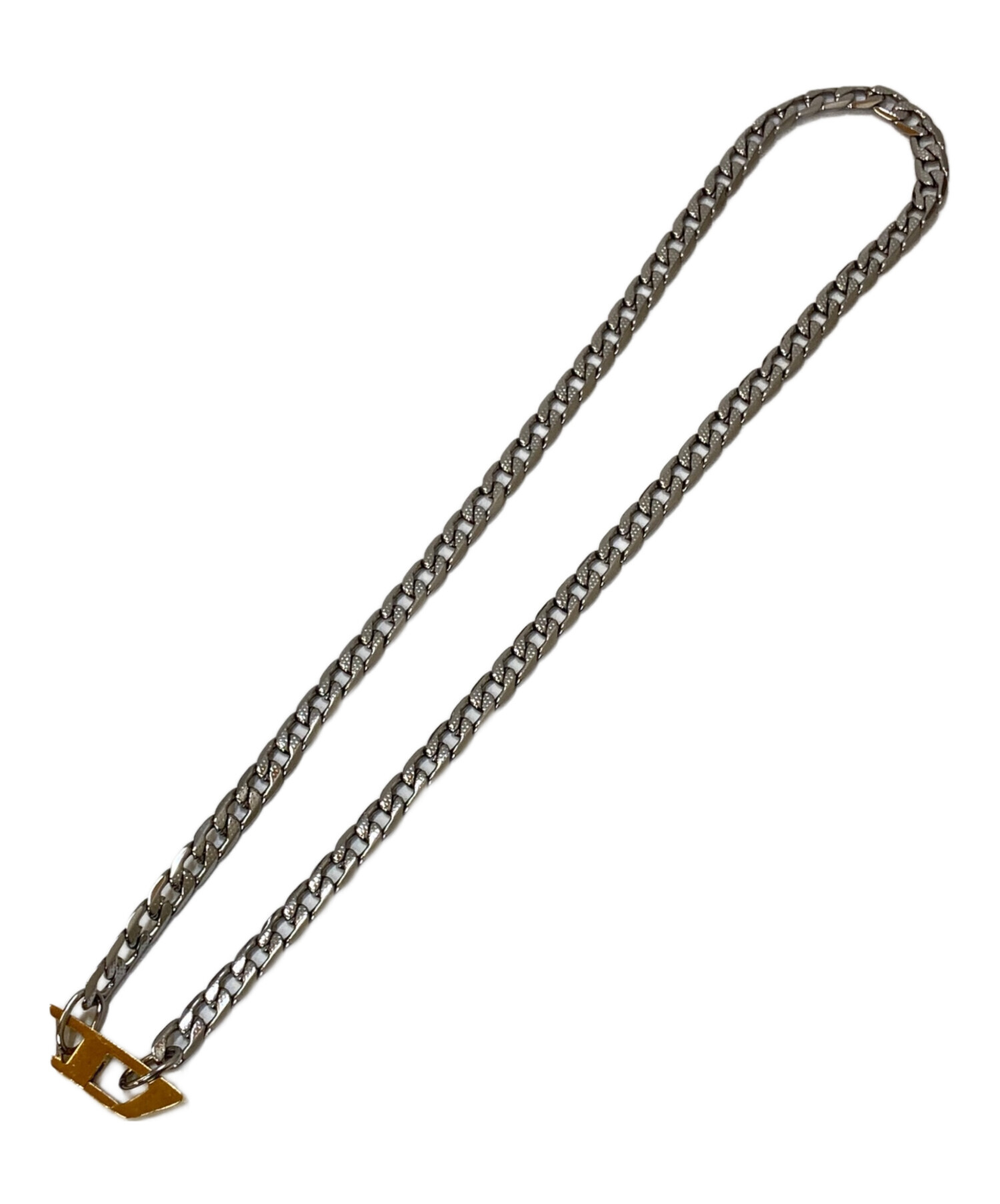 中古・古着通販】DIESEL (ディーゼル) チェーンネックレス シルバー 