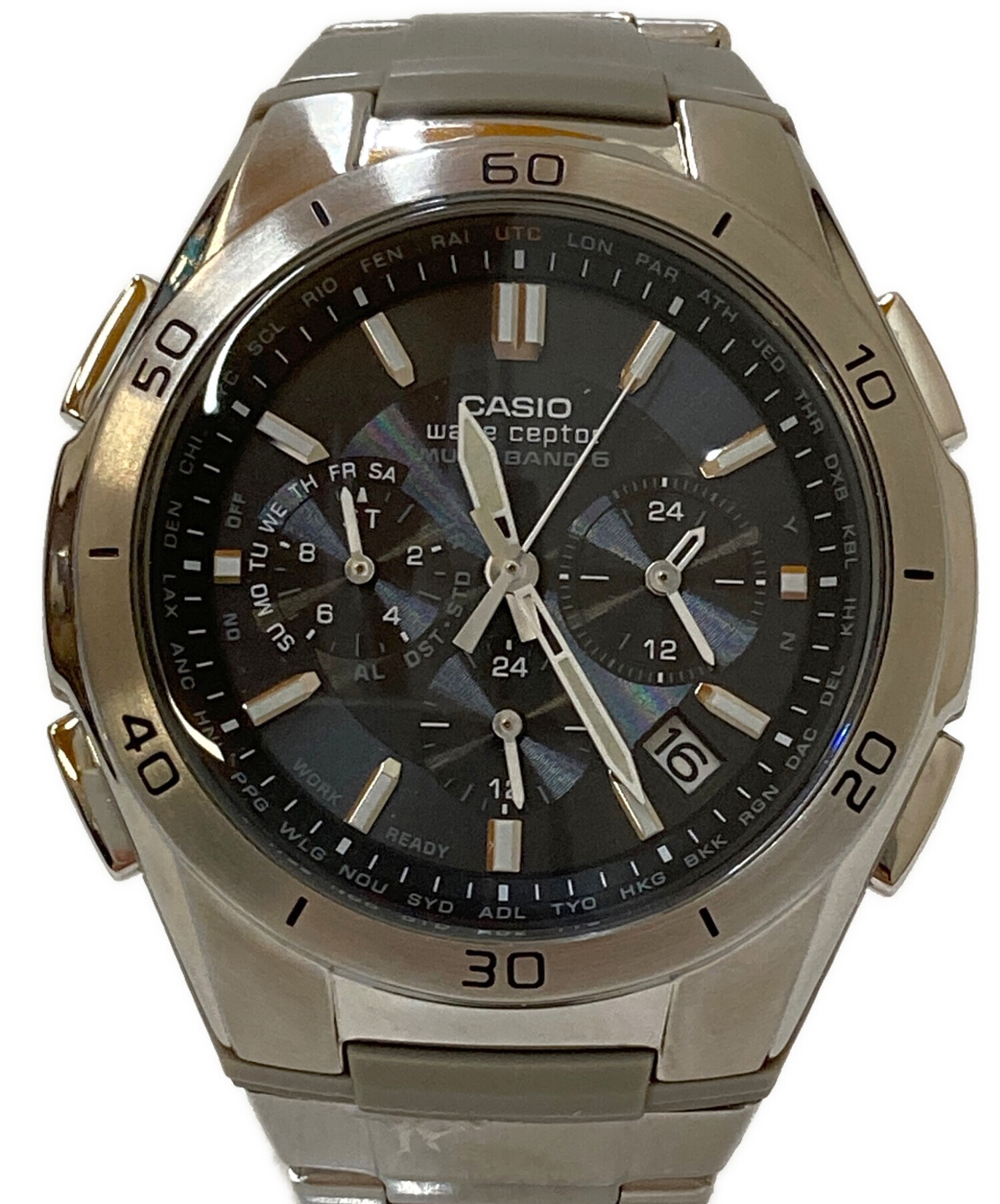 中古・古着通販】CASIO (カシオ) ウェーブセプター ブラック｜ブランド 