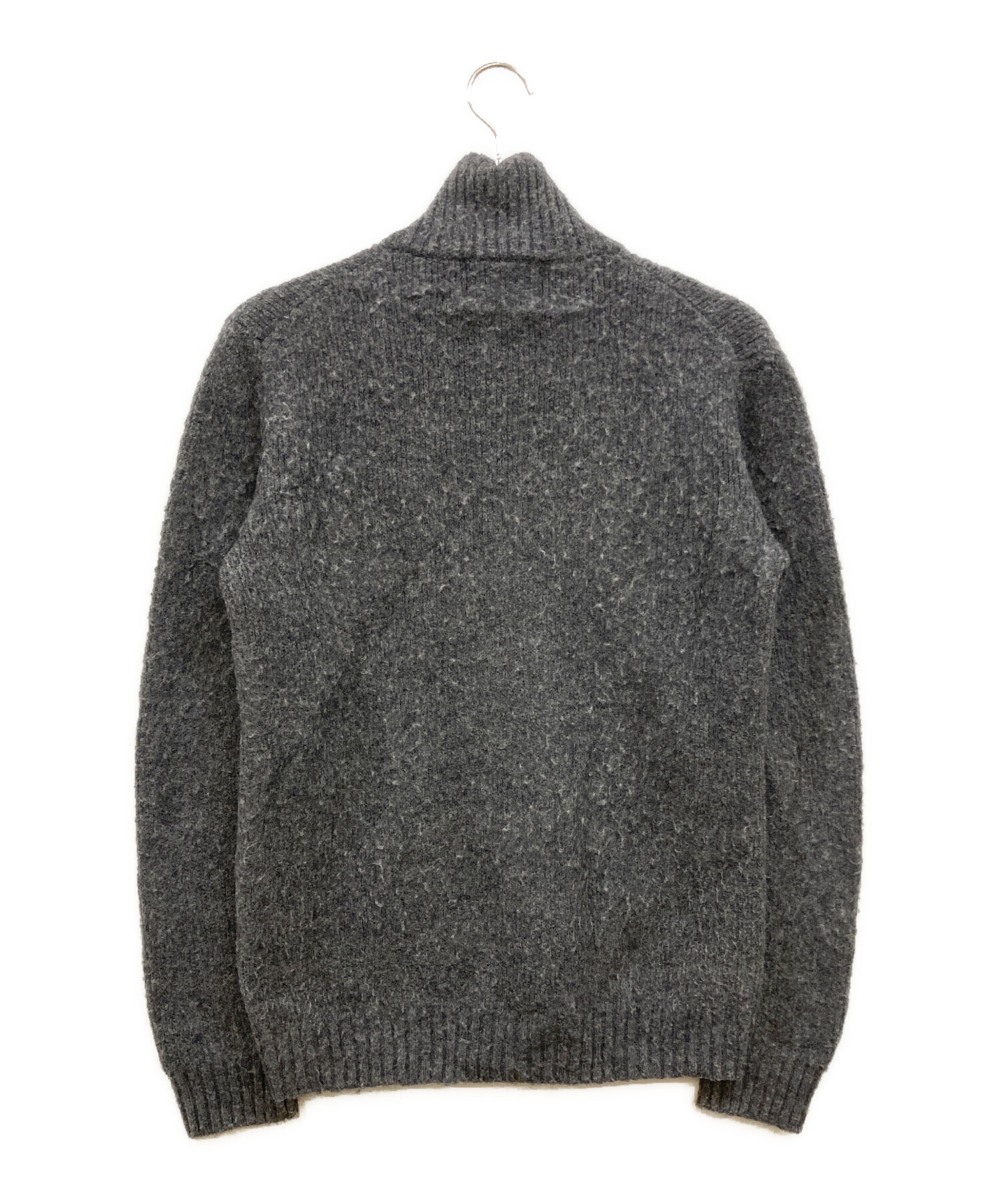 中古・古着通販】KAIKO (カイコー) SHRINK ZIP CARDIGAN グレー サイズ 
