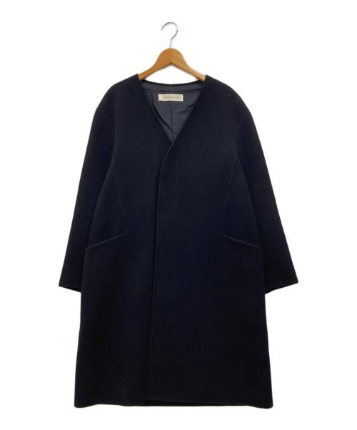 ギャルリーヴィー ライトメルトンVネックカラーコート GALERIE VIE