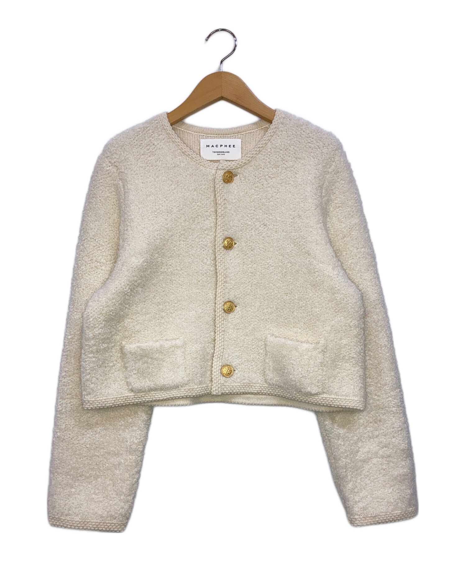 中古・古着通販】MACPHEE (マカフィー) ムートン クルーネック